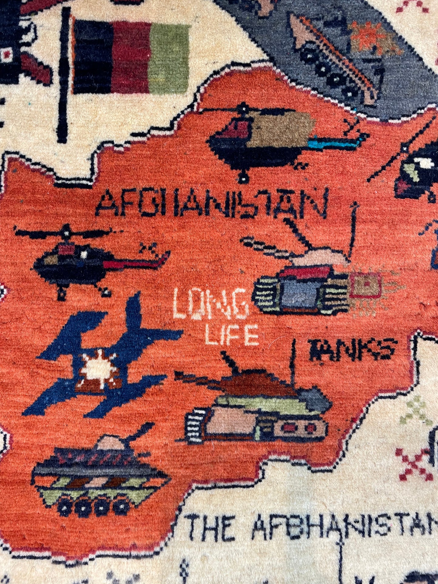 1980s Afghan War Rug