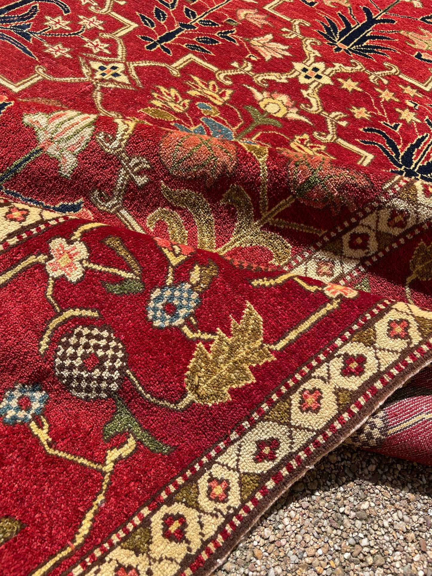 Mughal Design Flower & Lattice Carpet