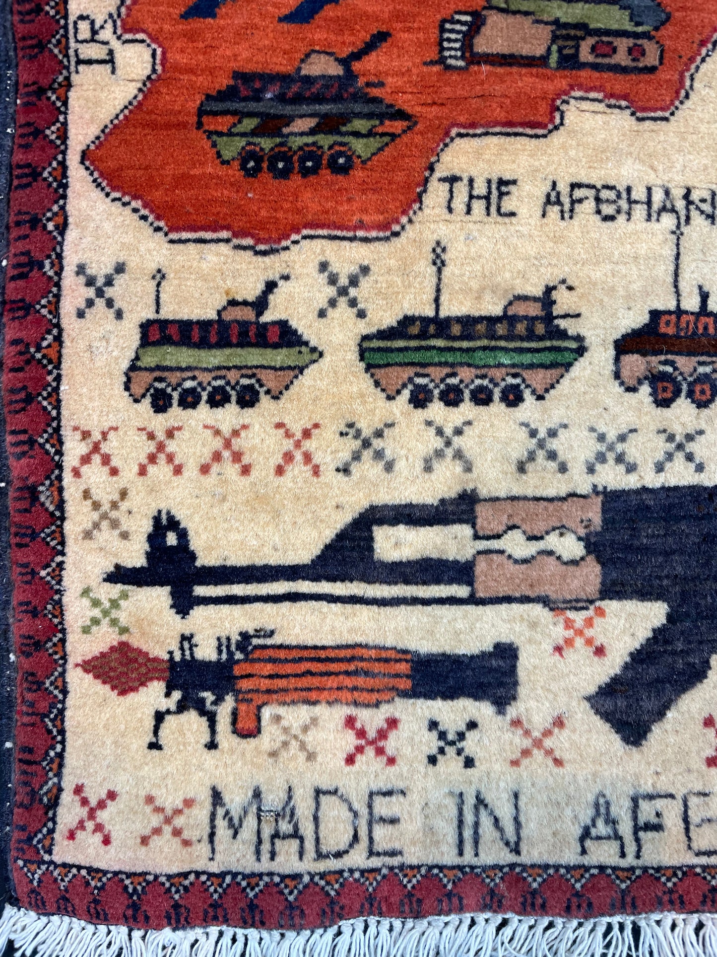 1980s Afghan War Rug