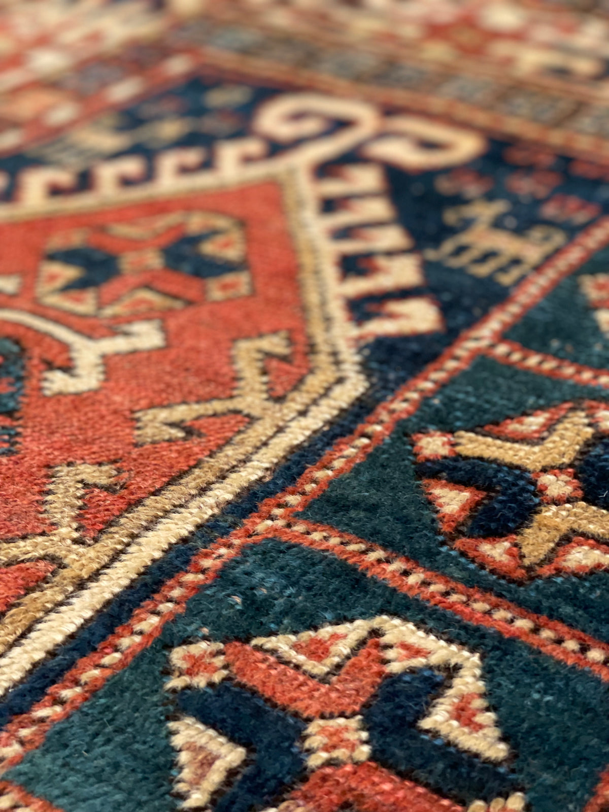 Antique Caucasian Karabagh Rug