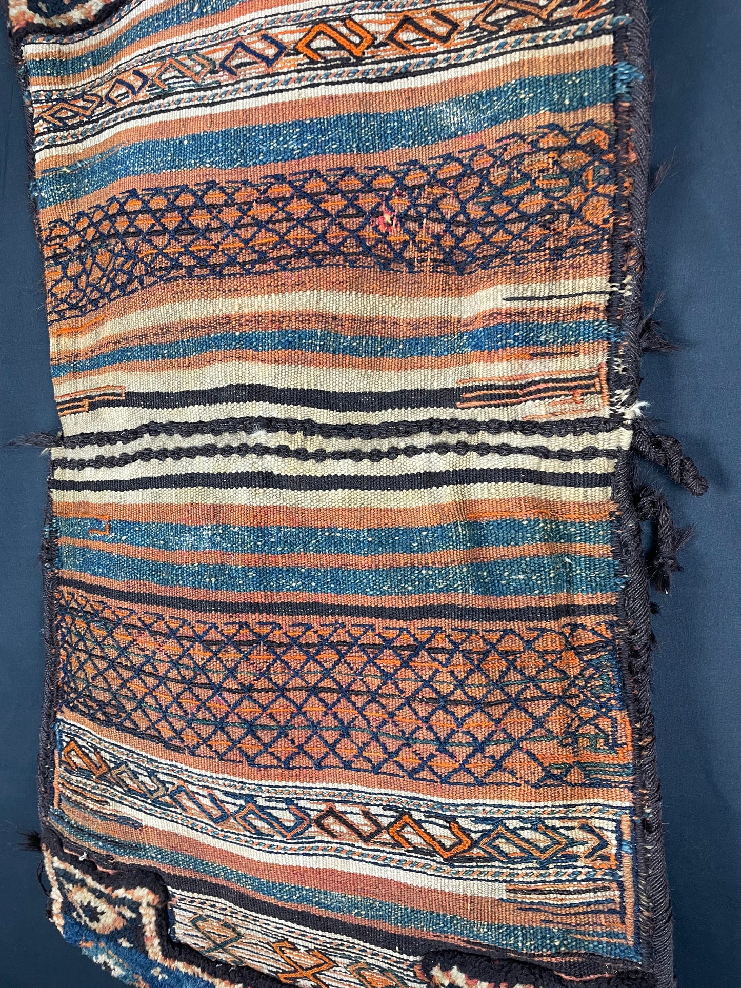 Antique Bakhtiari Khorjin saddle bags
