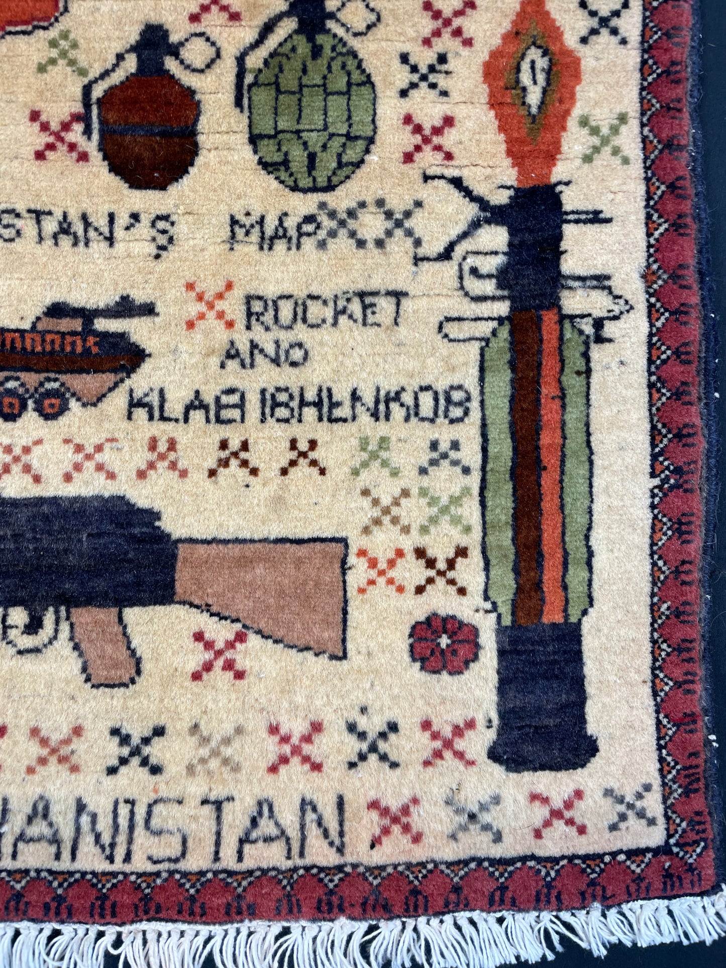 1980s Afghan War Rug