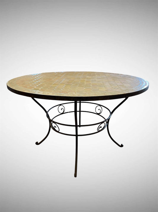 Large Moroccan Mosaic Table Garden/ Patio/ Conservatory