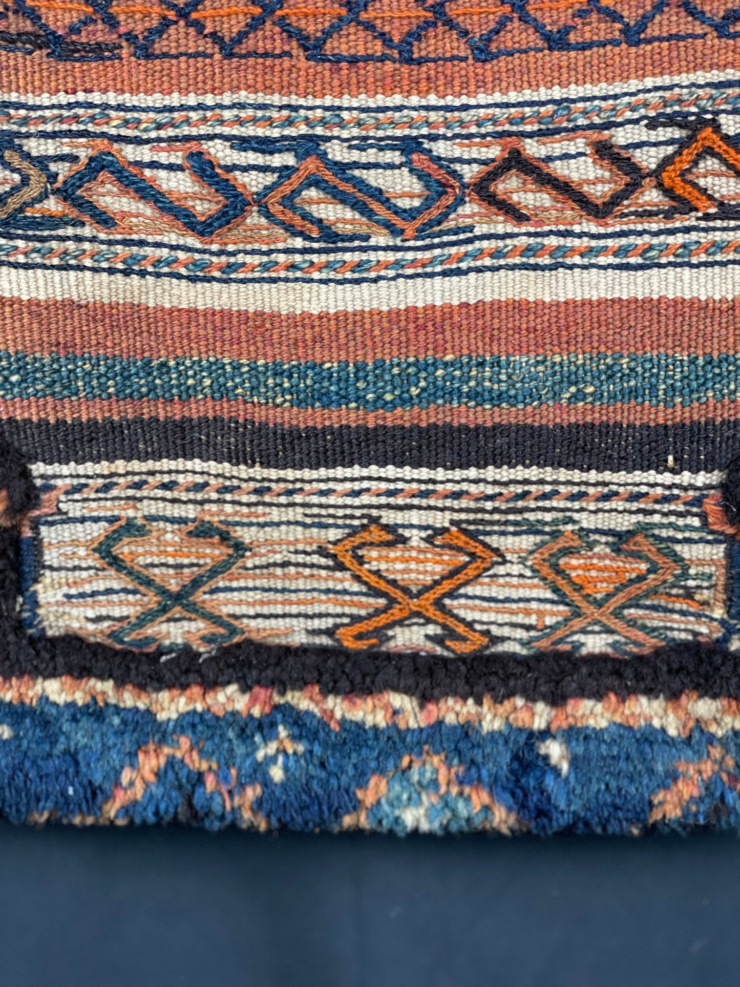 Antique Bakhtiari Khorjin saddle bags