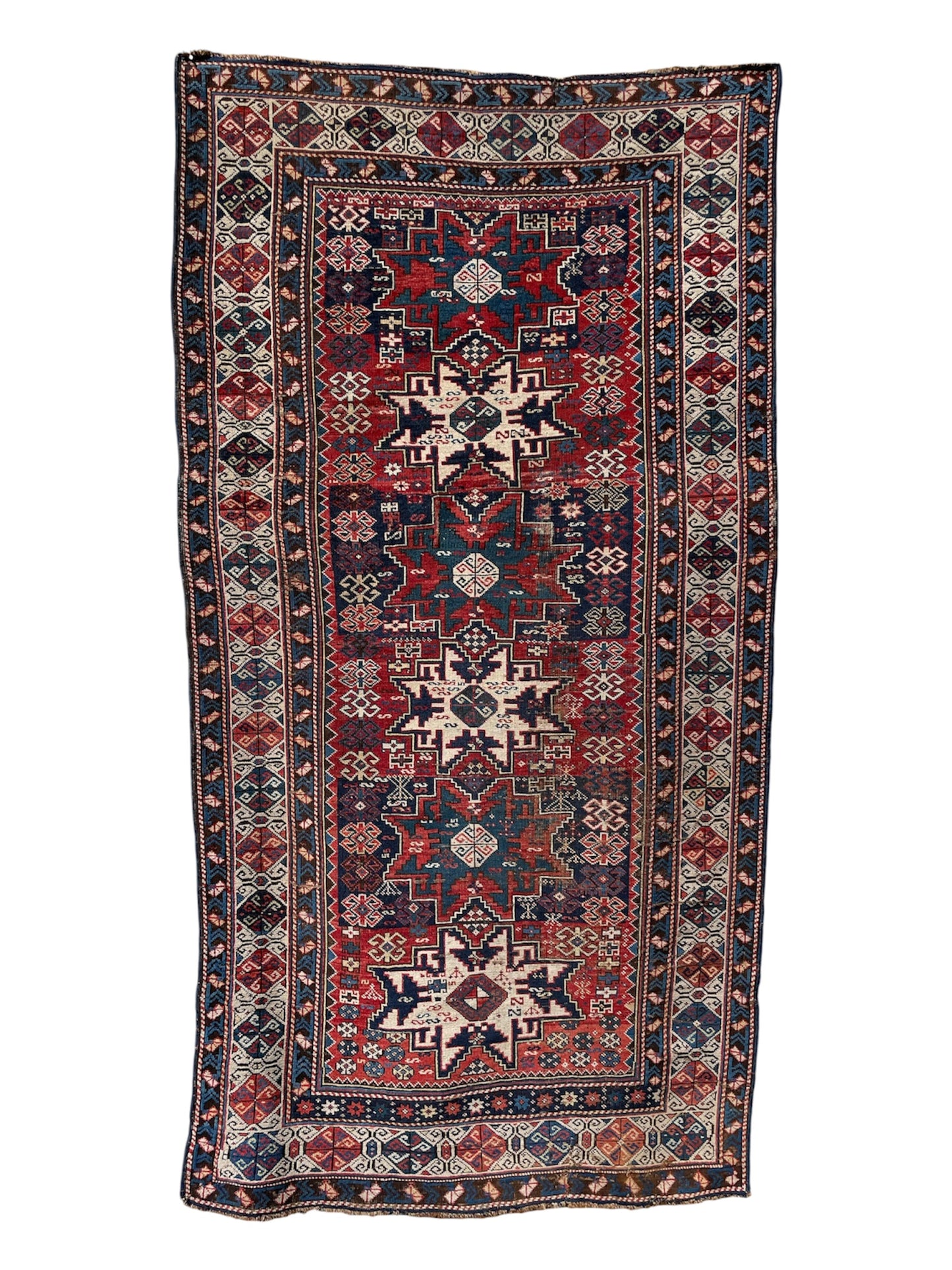 Antique Caucasian with Lezghi Stars