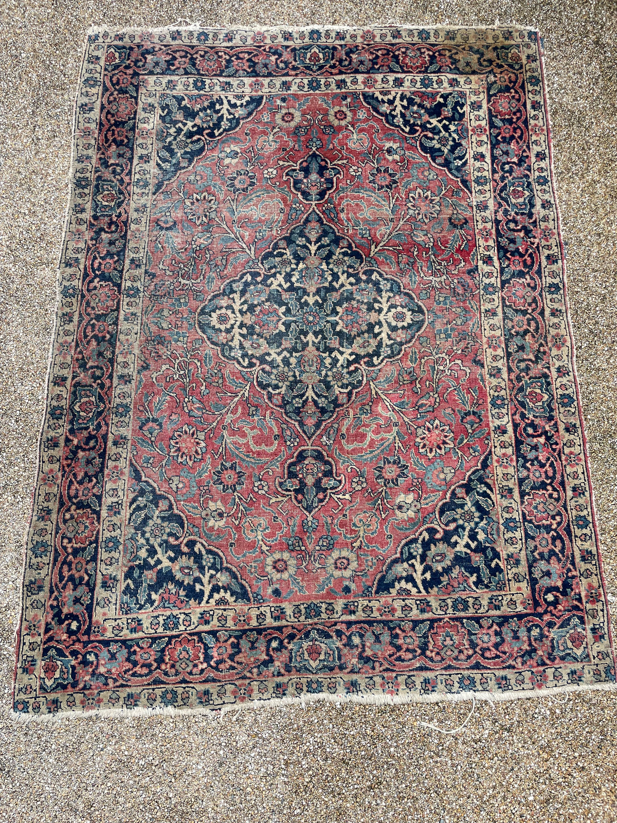 Antique Tabriz Rug