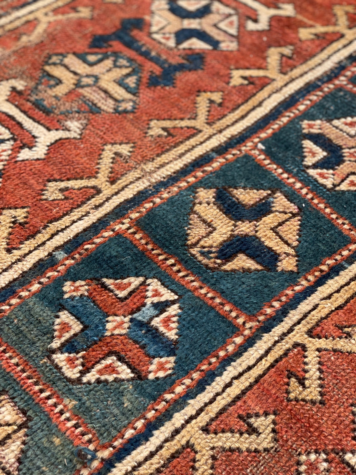 Antique Caucasian Karabagh Rug