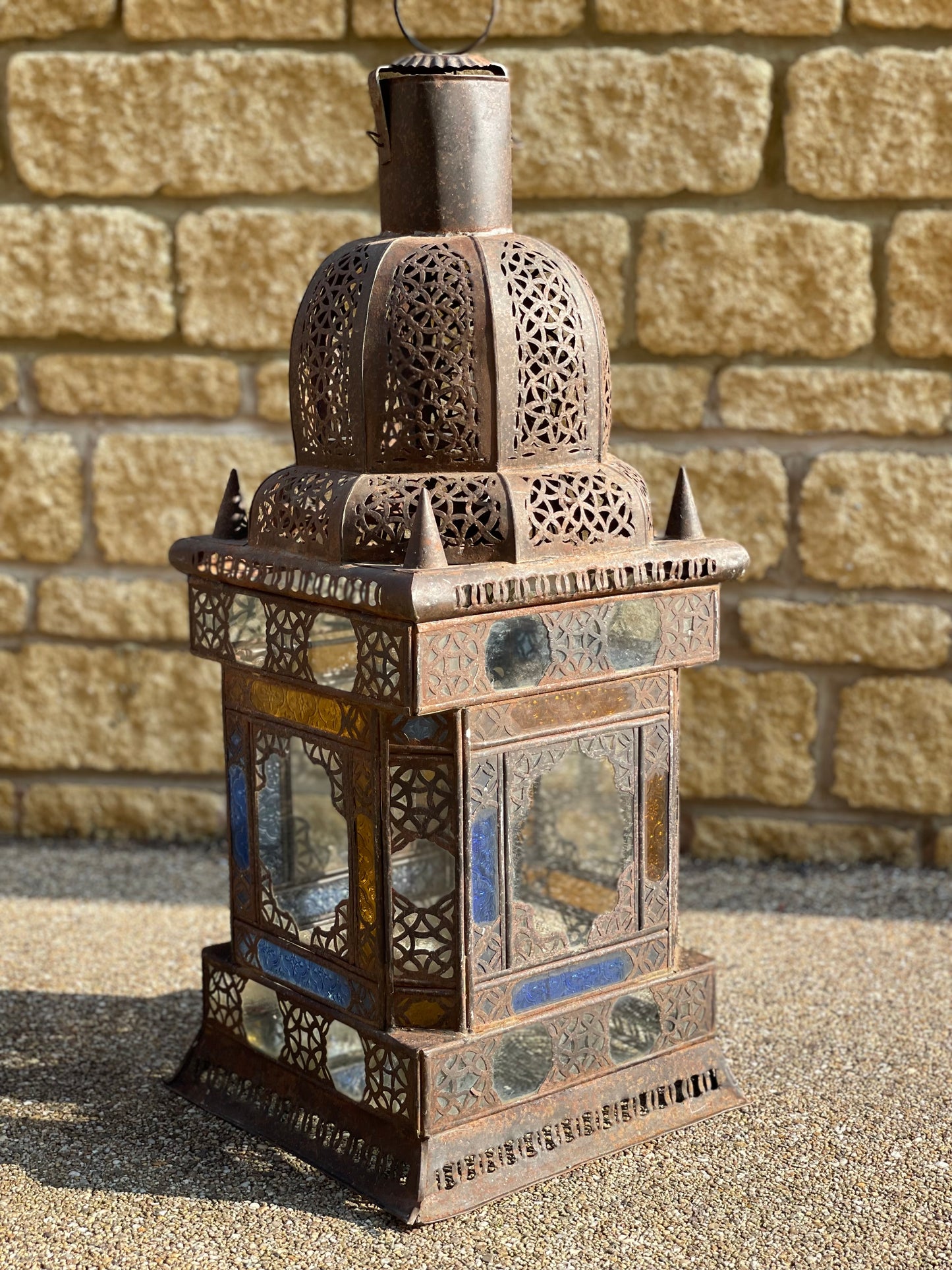 Large Vintage Moroccan Lantern