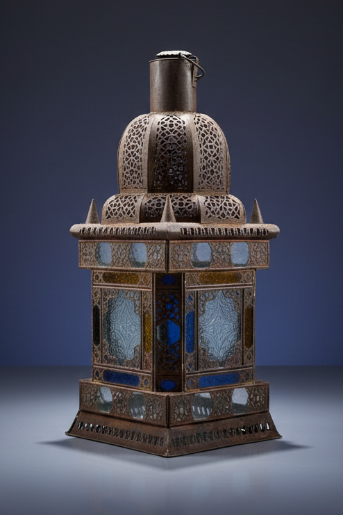 Large Vintage Moroccan Lantern