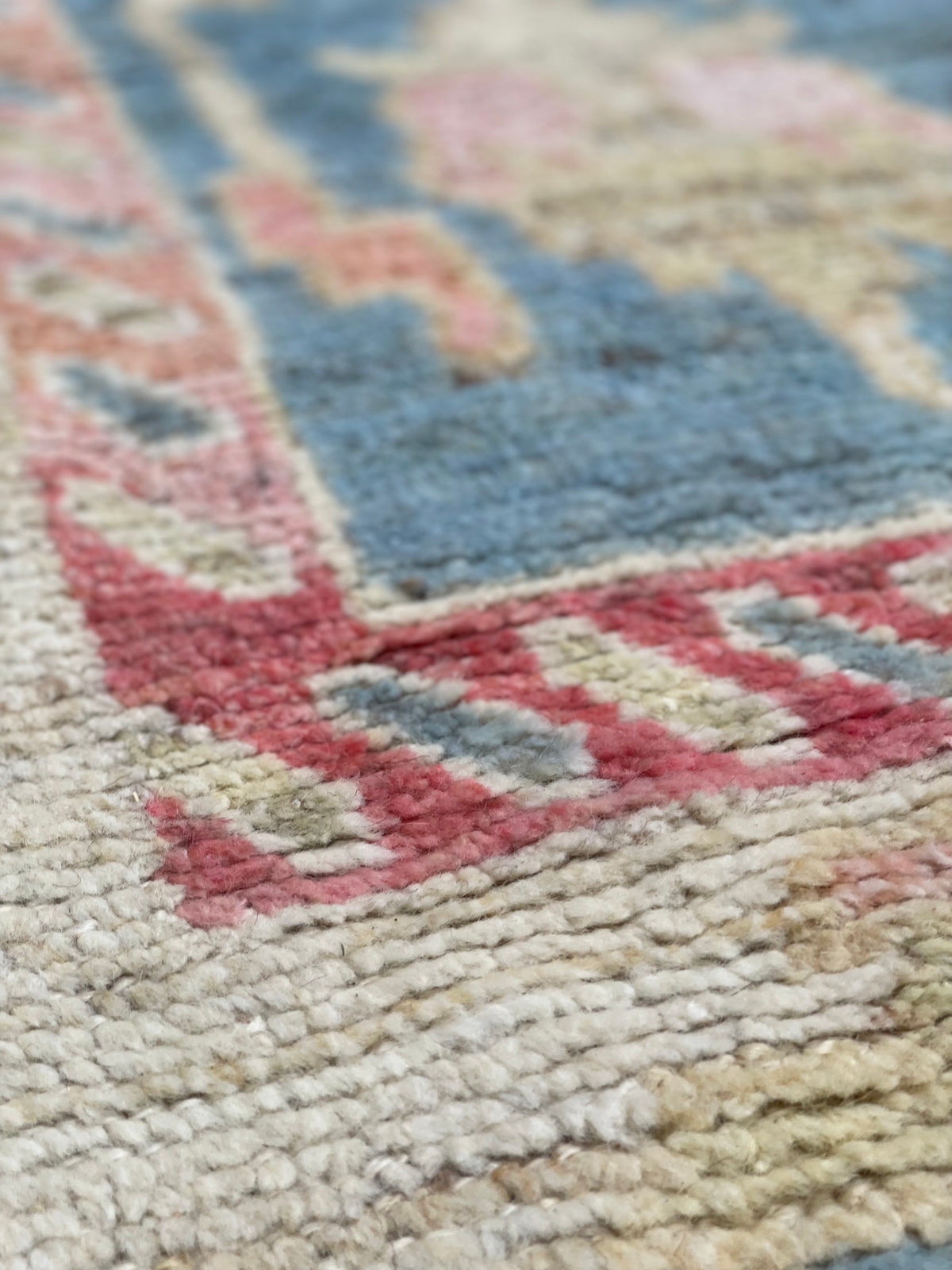 Large Turkish Oushak Design Carpet