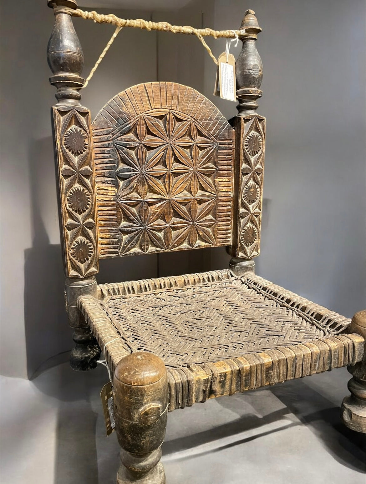 Antique Swat Valley Low Chair