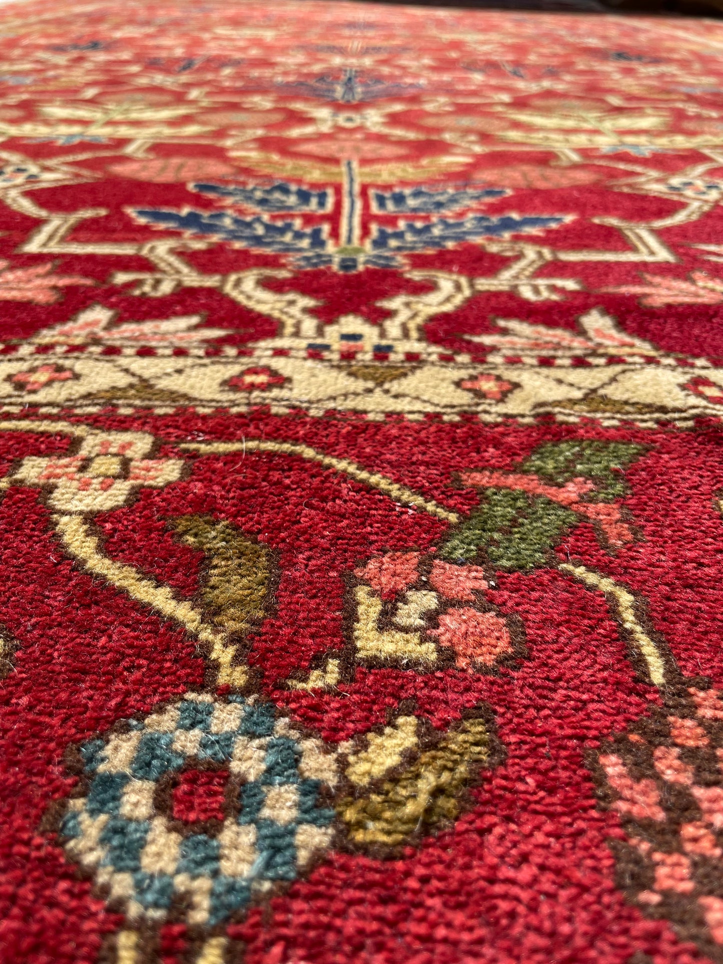 Mughal Design Flower & Lattice Carpet