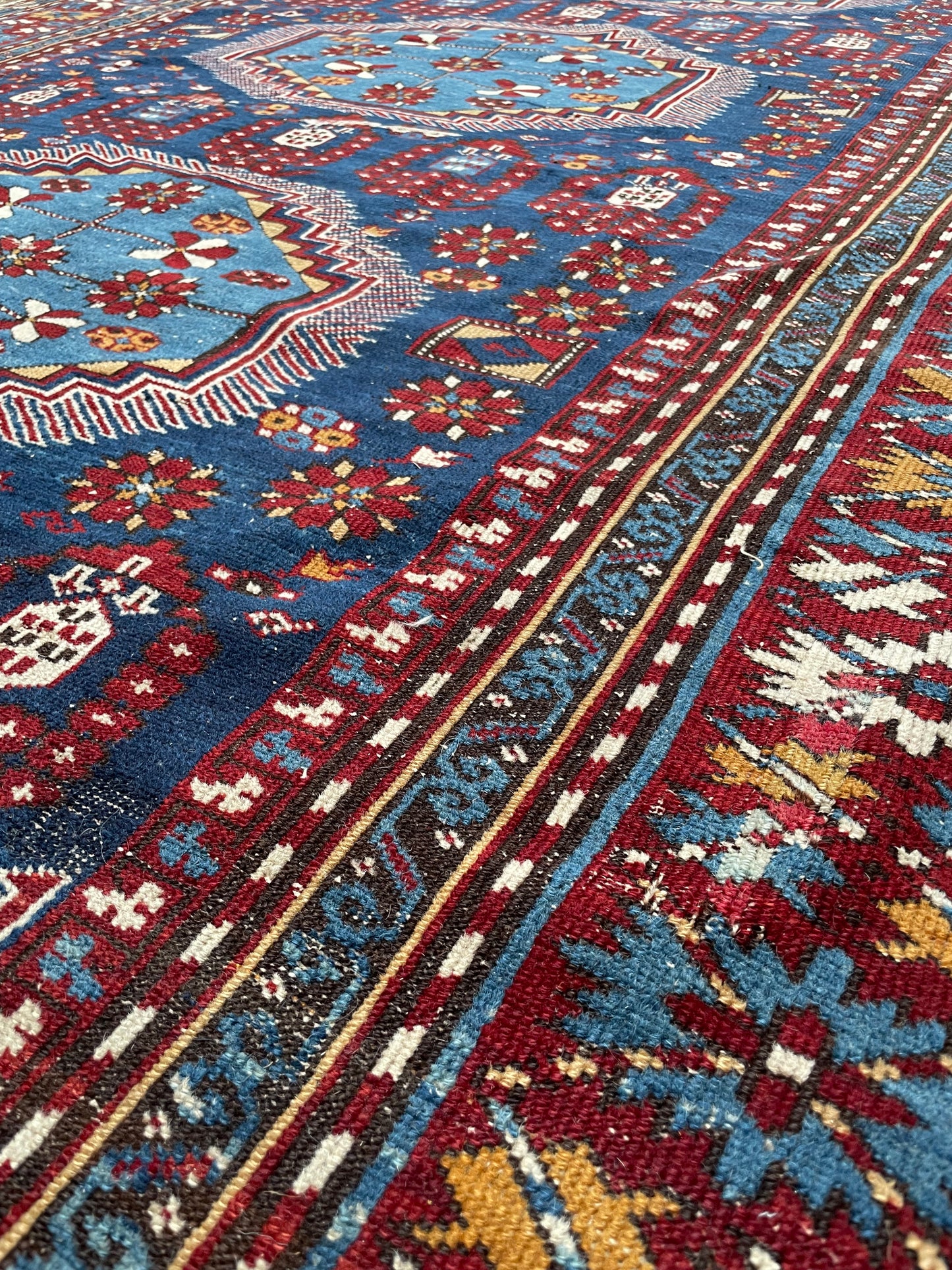 Antique Caucasian Khila - Baku Rug