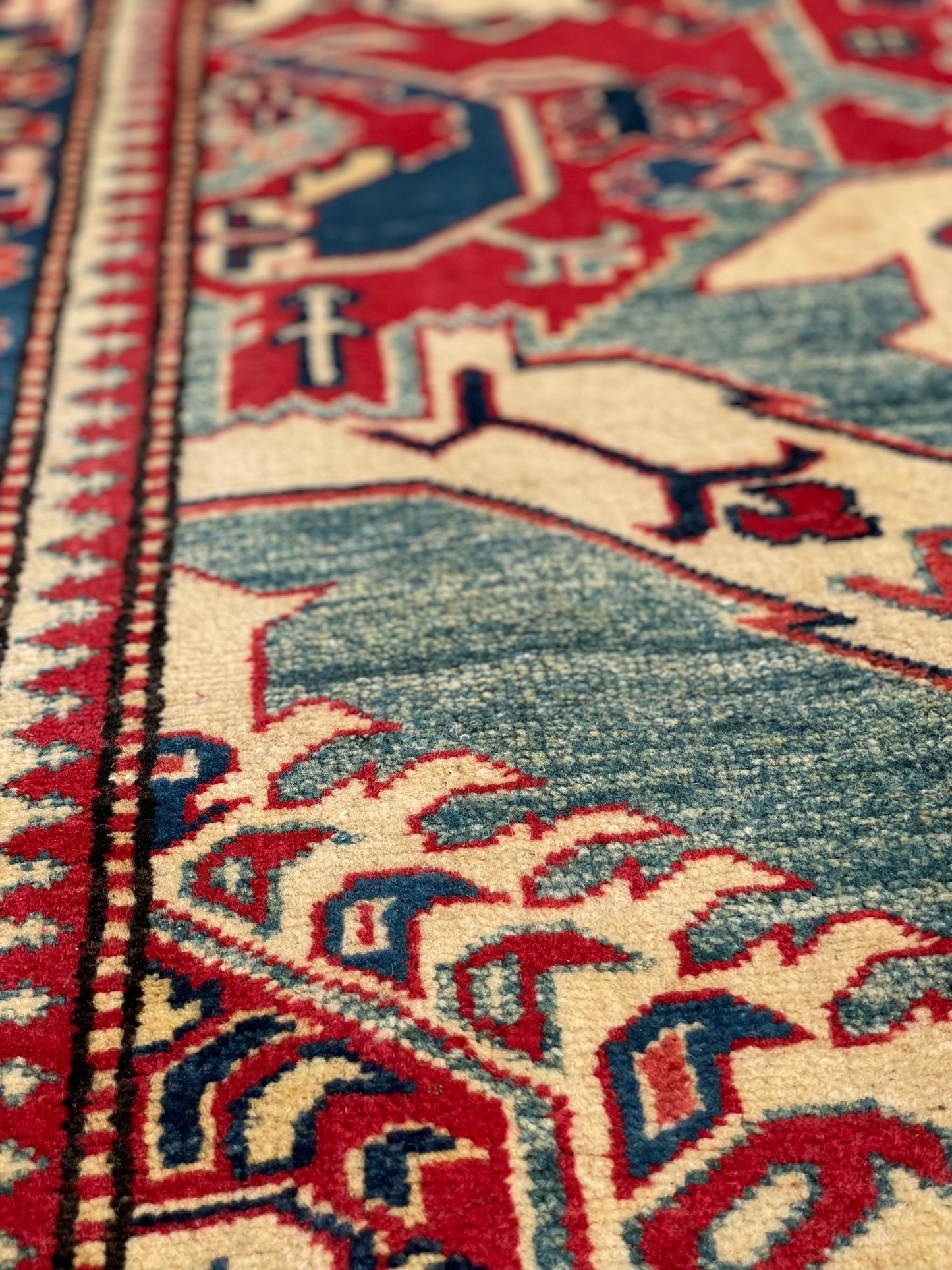 Afghan Caucasian ‘Dragon’ Design Rug