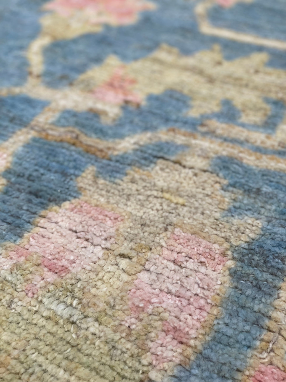 Large Turkish Oushak Design Carpet