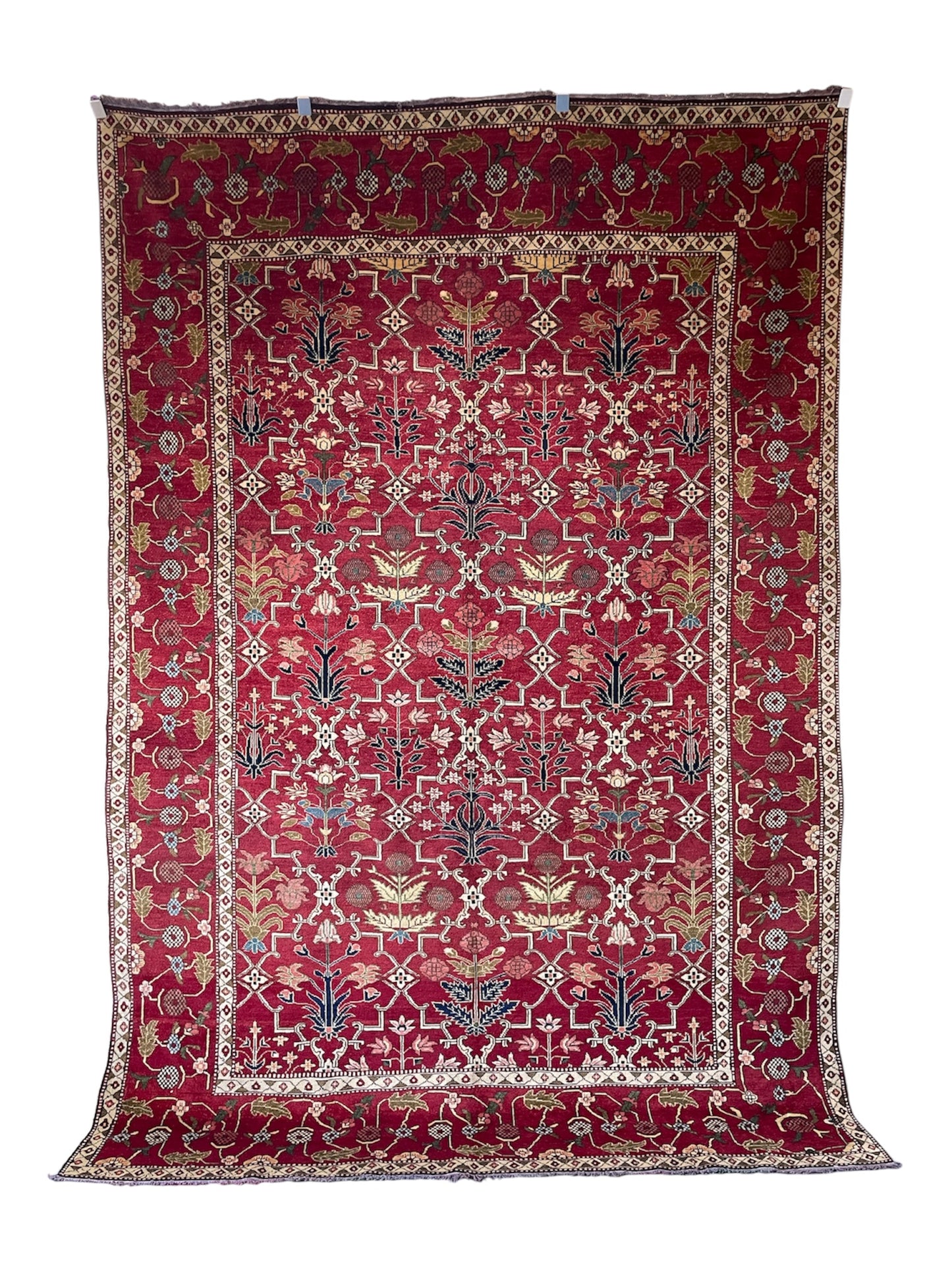 Mughal Design Flower & Lattice Carpet