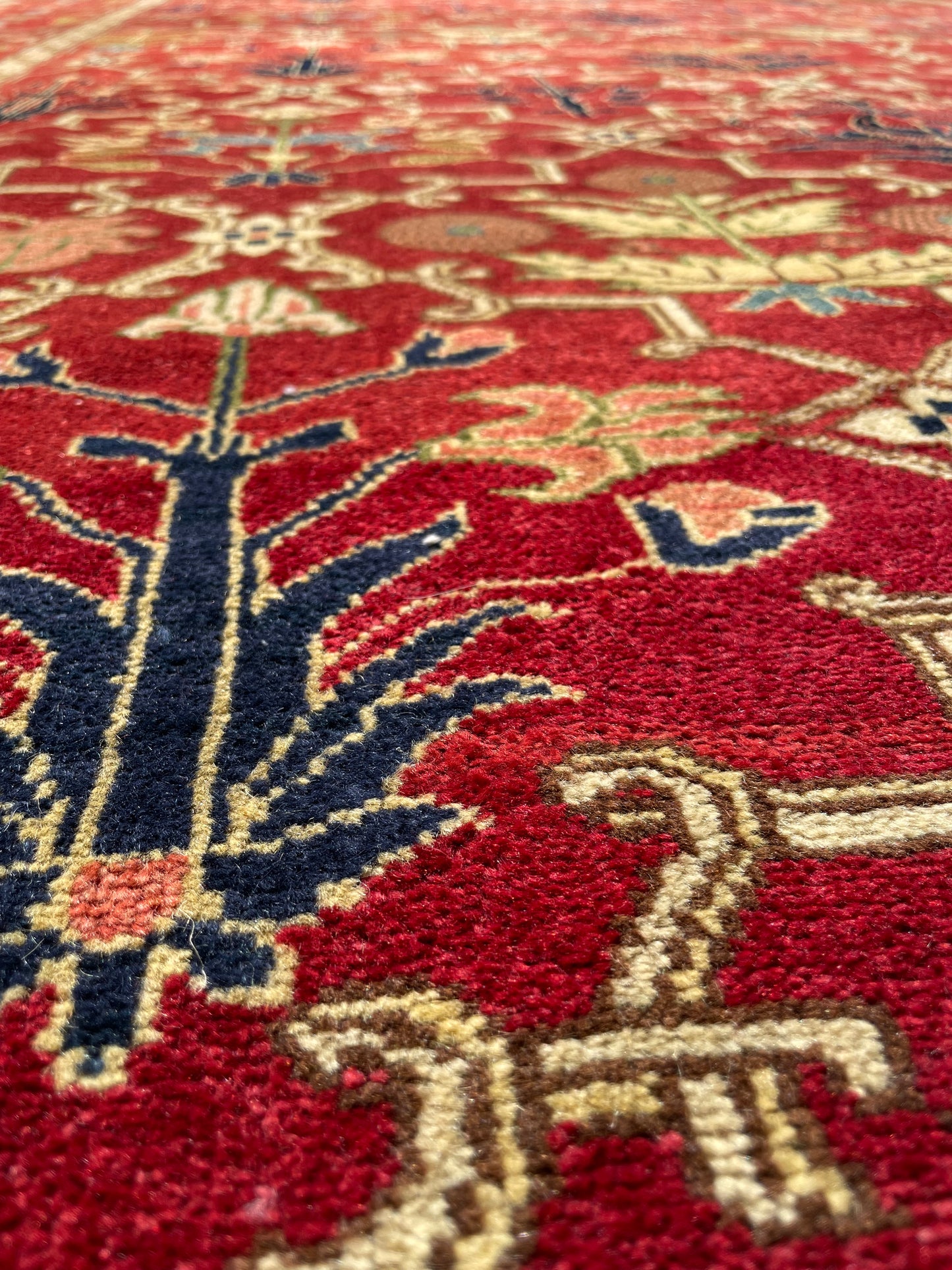 Mughal Design Flower & Lattice Carpet