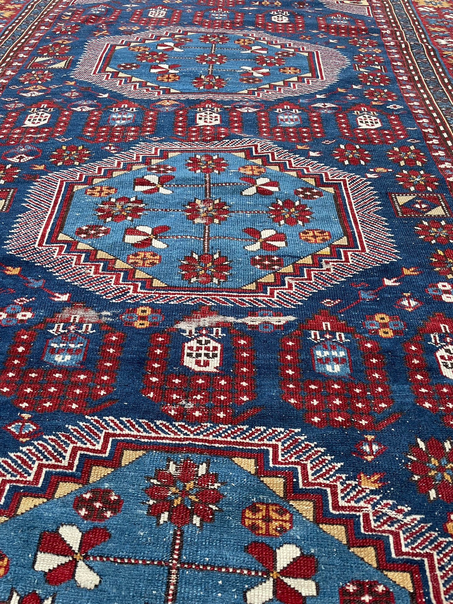 Antique Caucasian Khila - Baku Rug