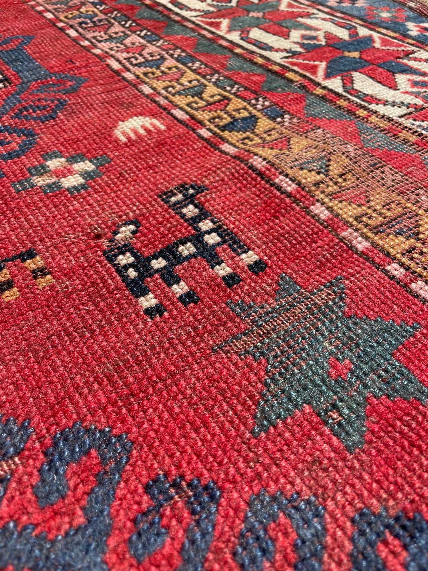 Antique Armenian Kazak Rug