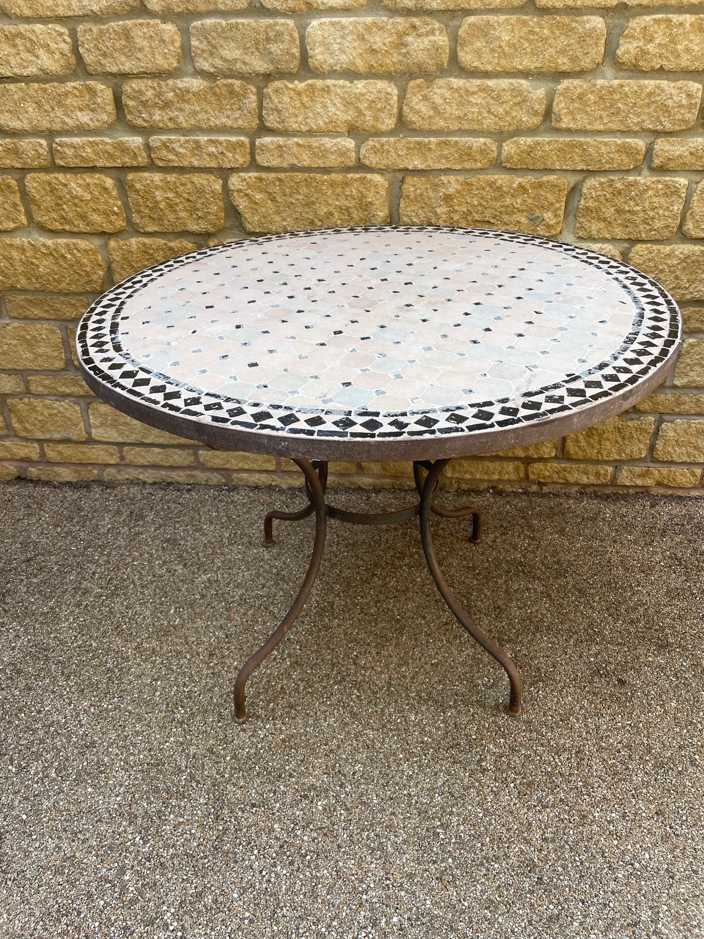 Vintage Moroccan Mosaic Table