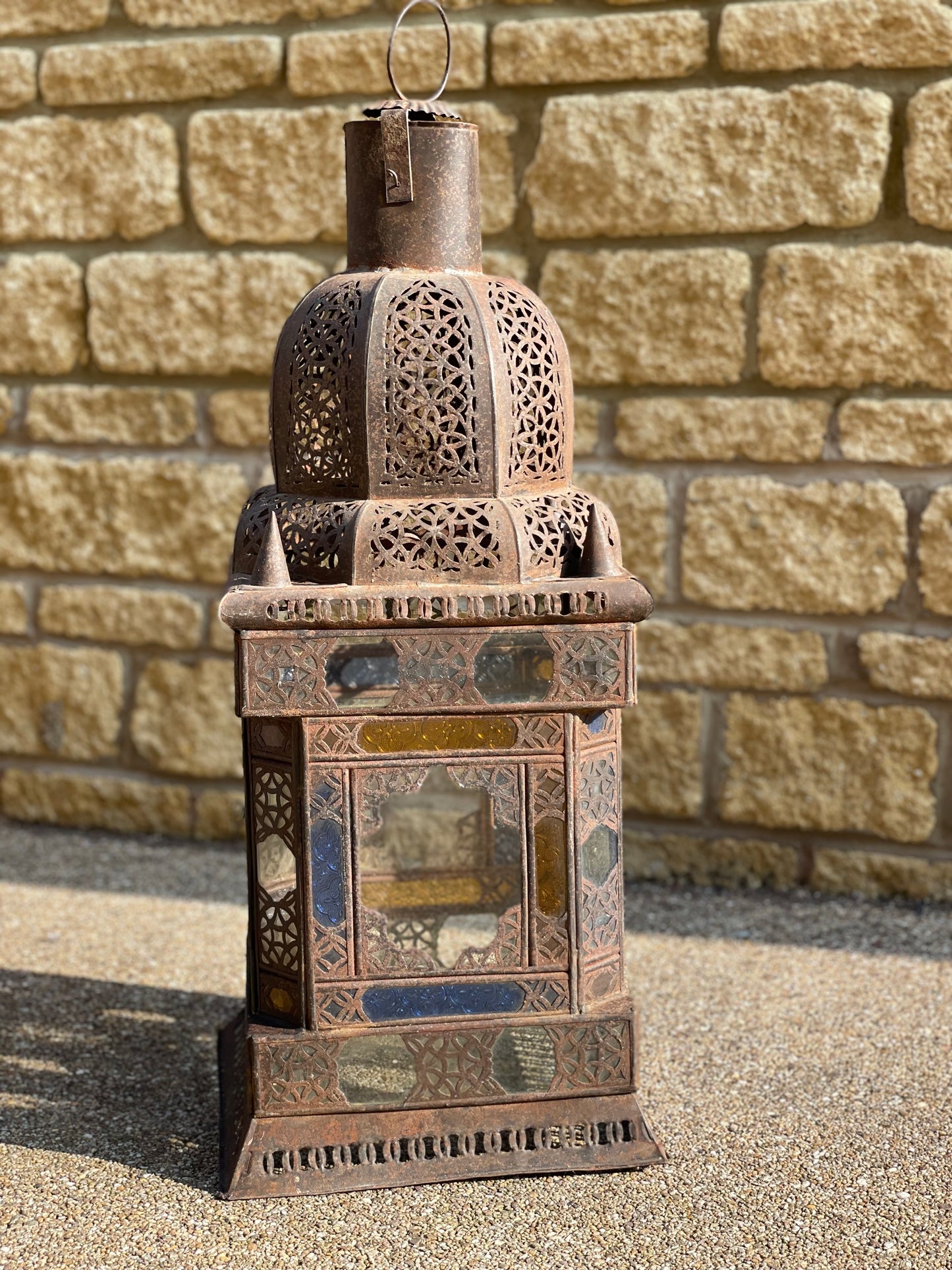 Large Vintage Moroccan Lantern