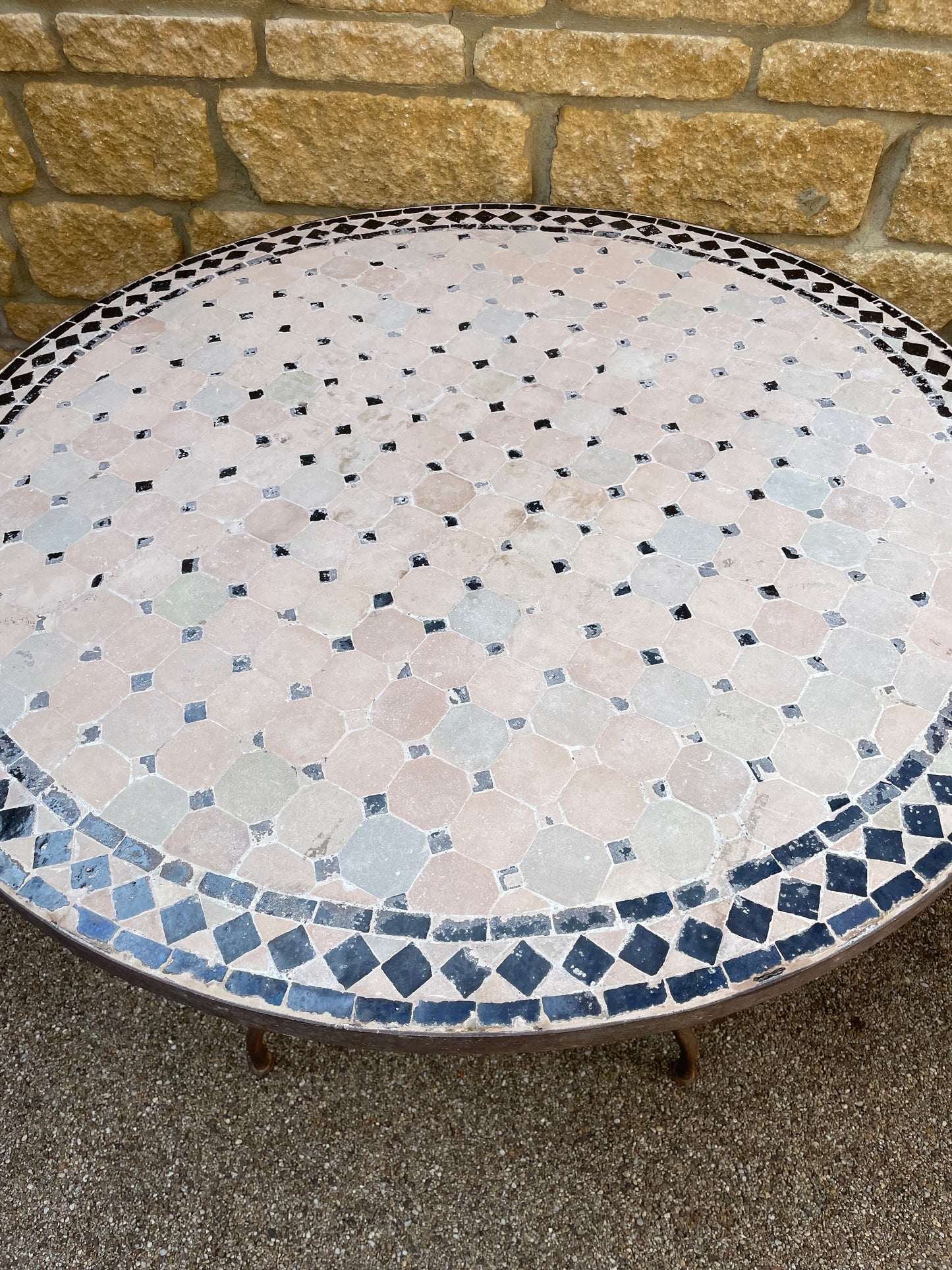 Vintage Moroccan Mosaic Table