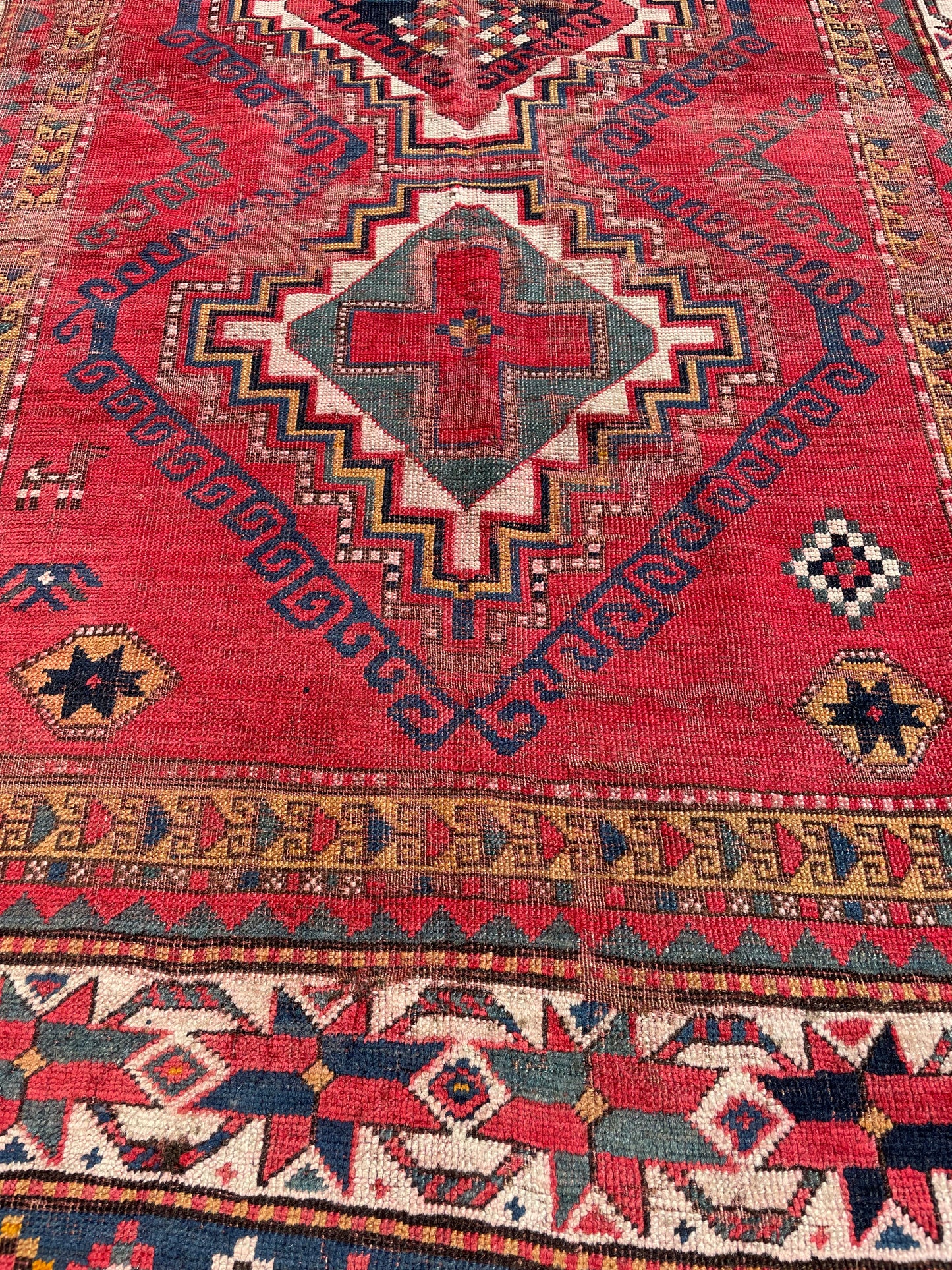 Antique Armenian Kazak Rug