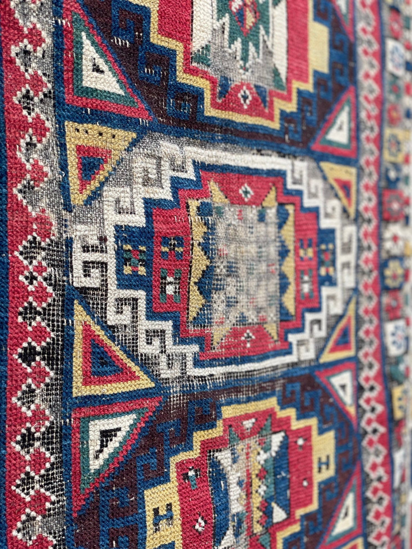 Antique Caucasian Shirvan Runner