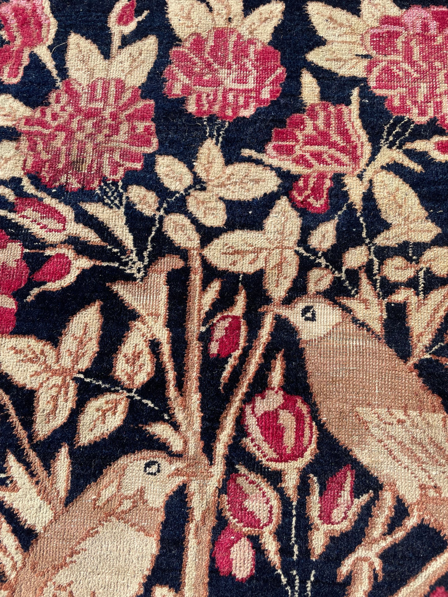 Antique Kirman Lavar - Small Rug