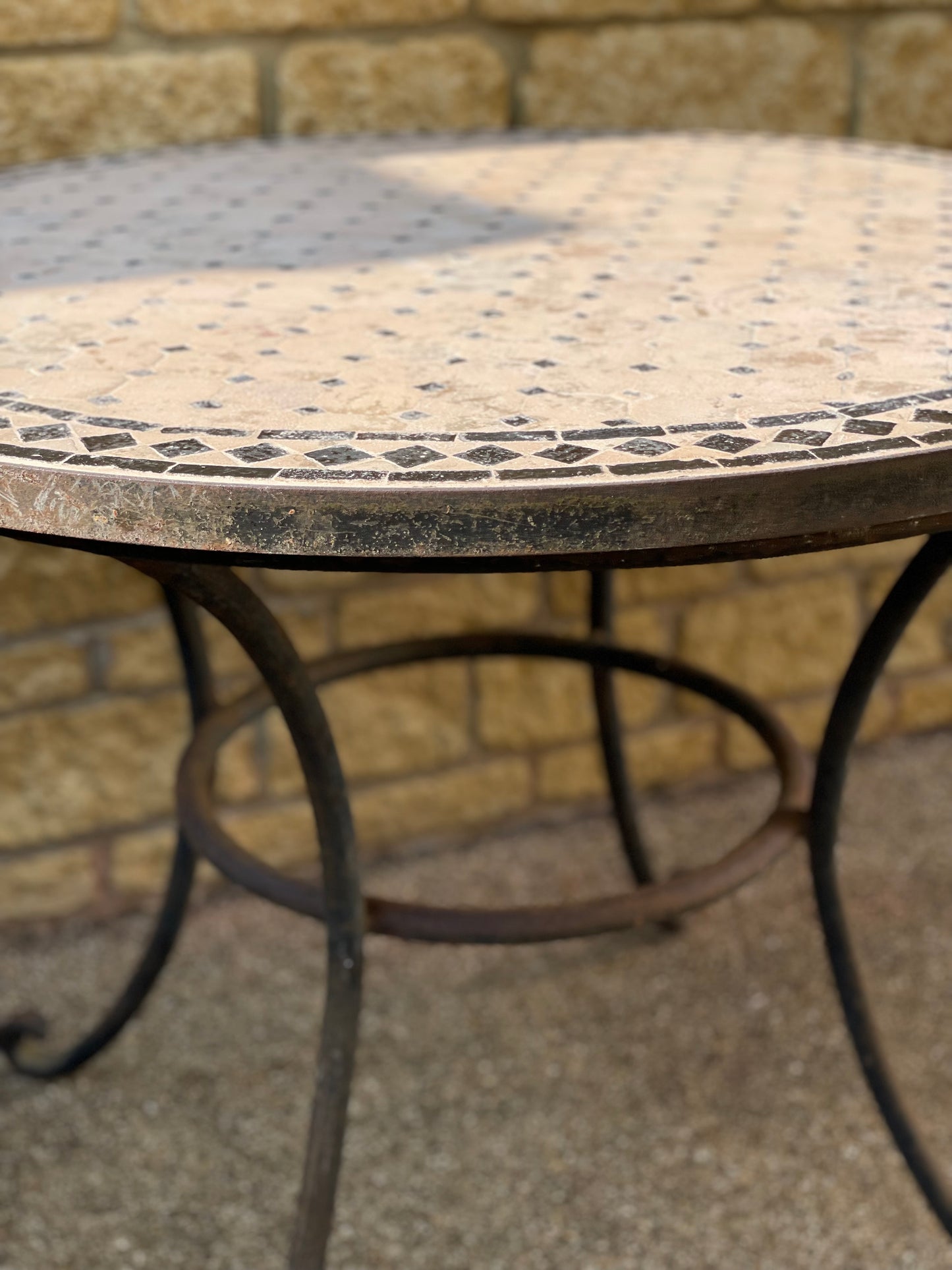 Vintage Moroccan Mosaic Table