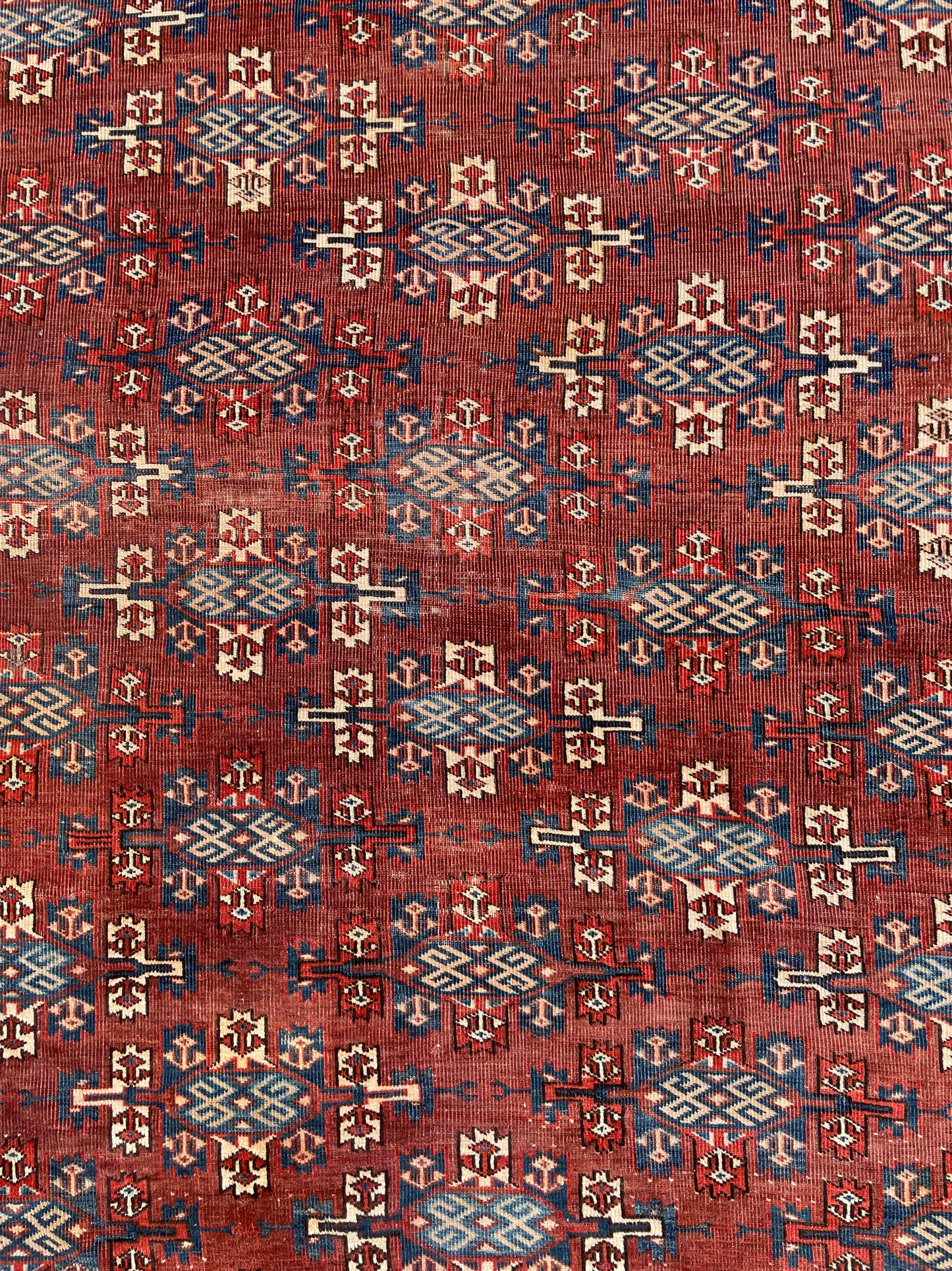 Turkoman Yomut Main Carpet Late 19th Century