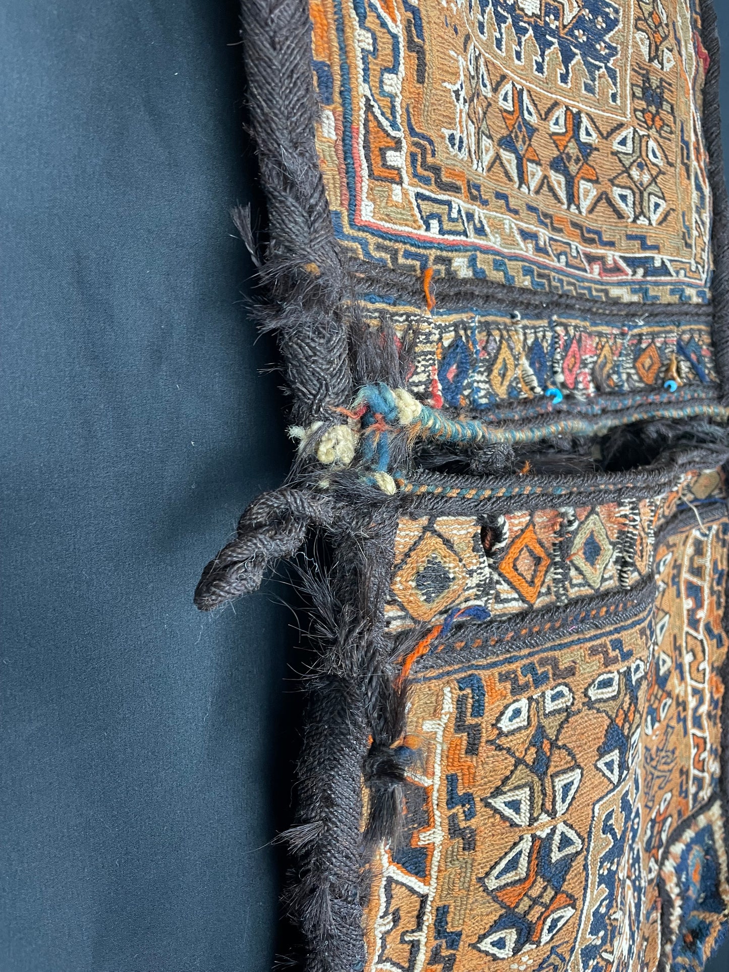 Antique Bakhtiari Khorjin saddle bags