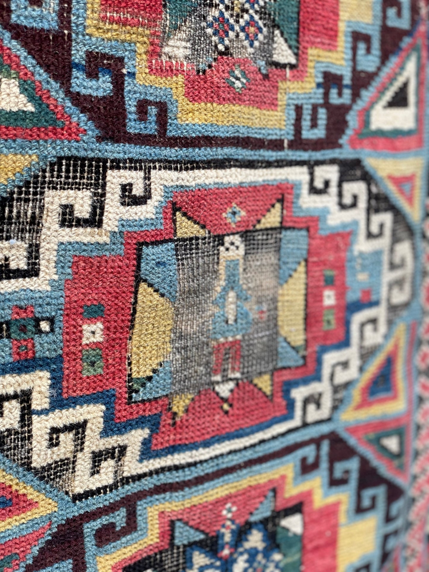 Antique Caucasian Shirvan Runner