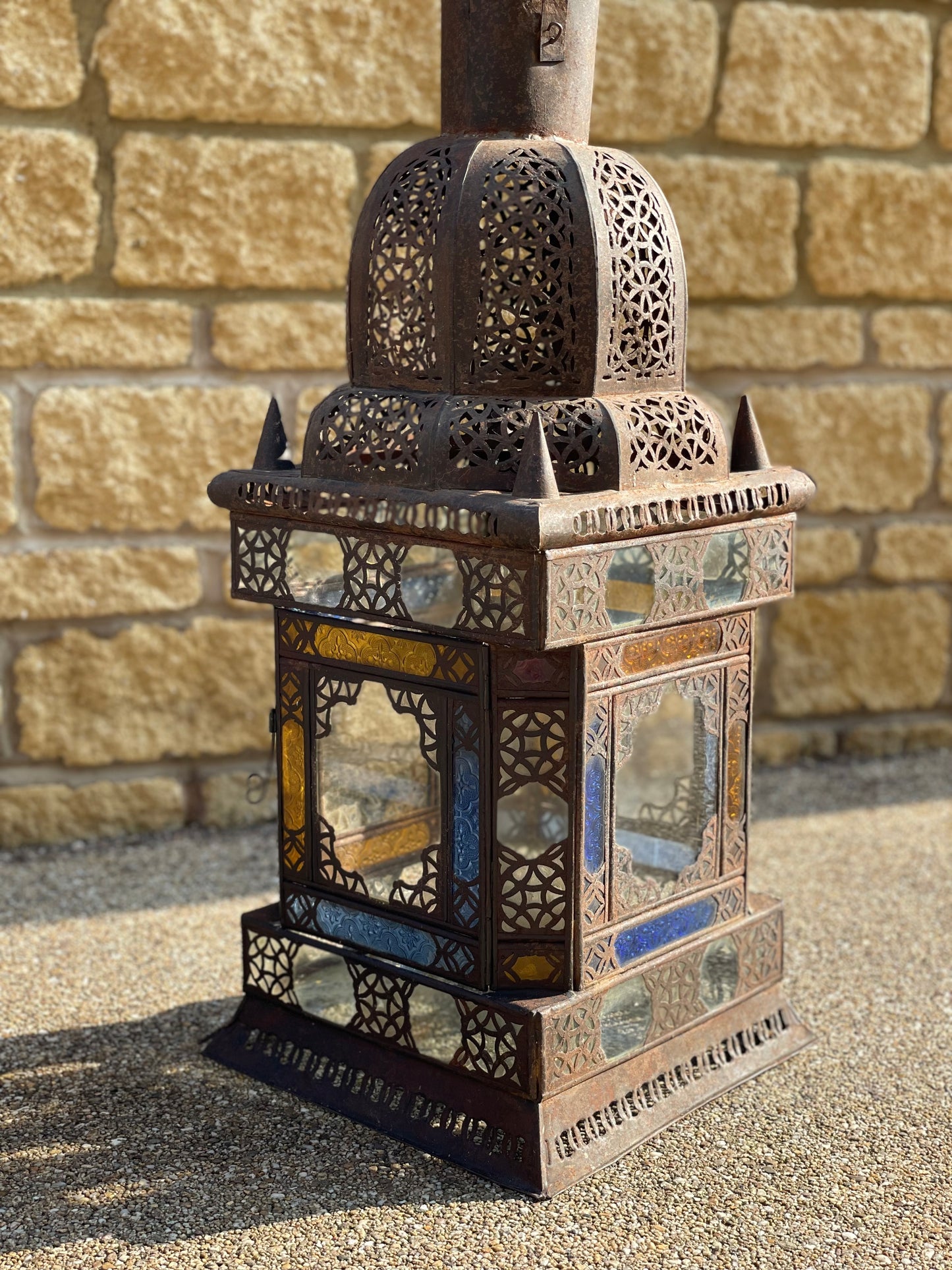 Large Vintage Moroccan Lantern