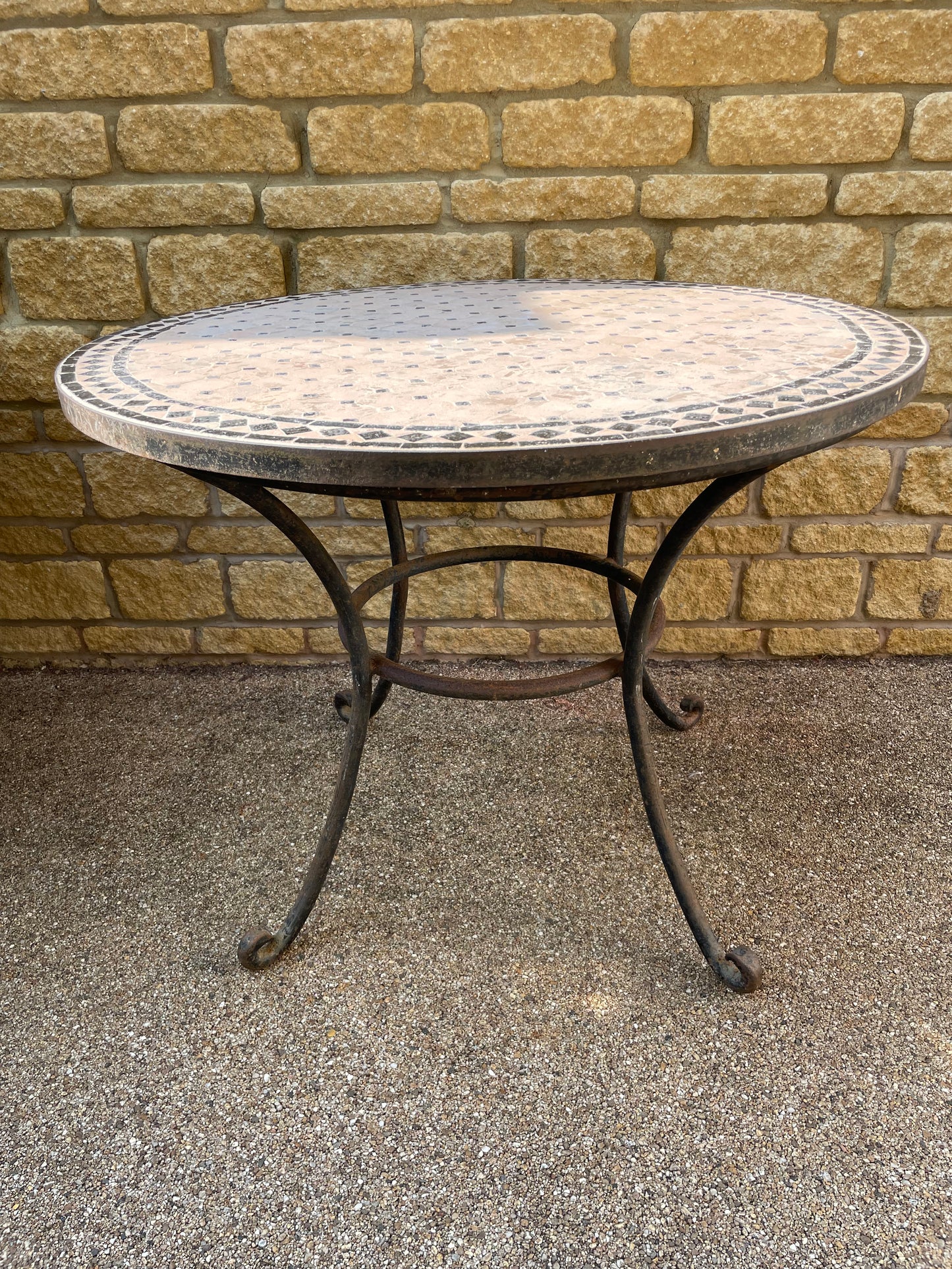 Vintage Moroccan Mosaic Table