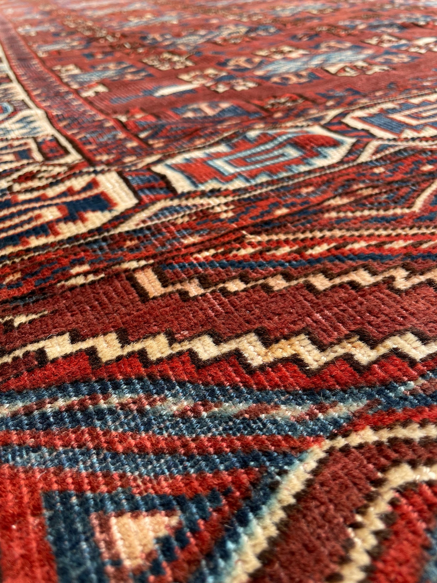 Turkoman Yomut Main Carpet Late 19th Century