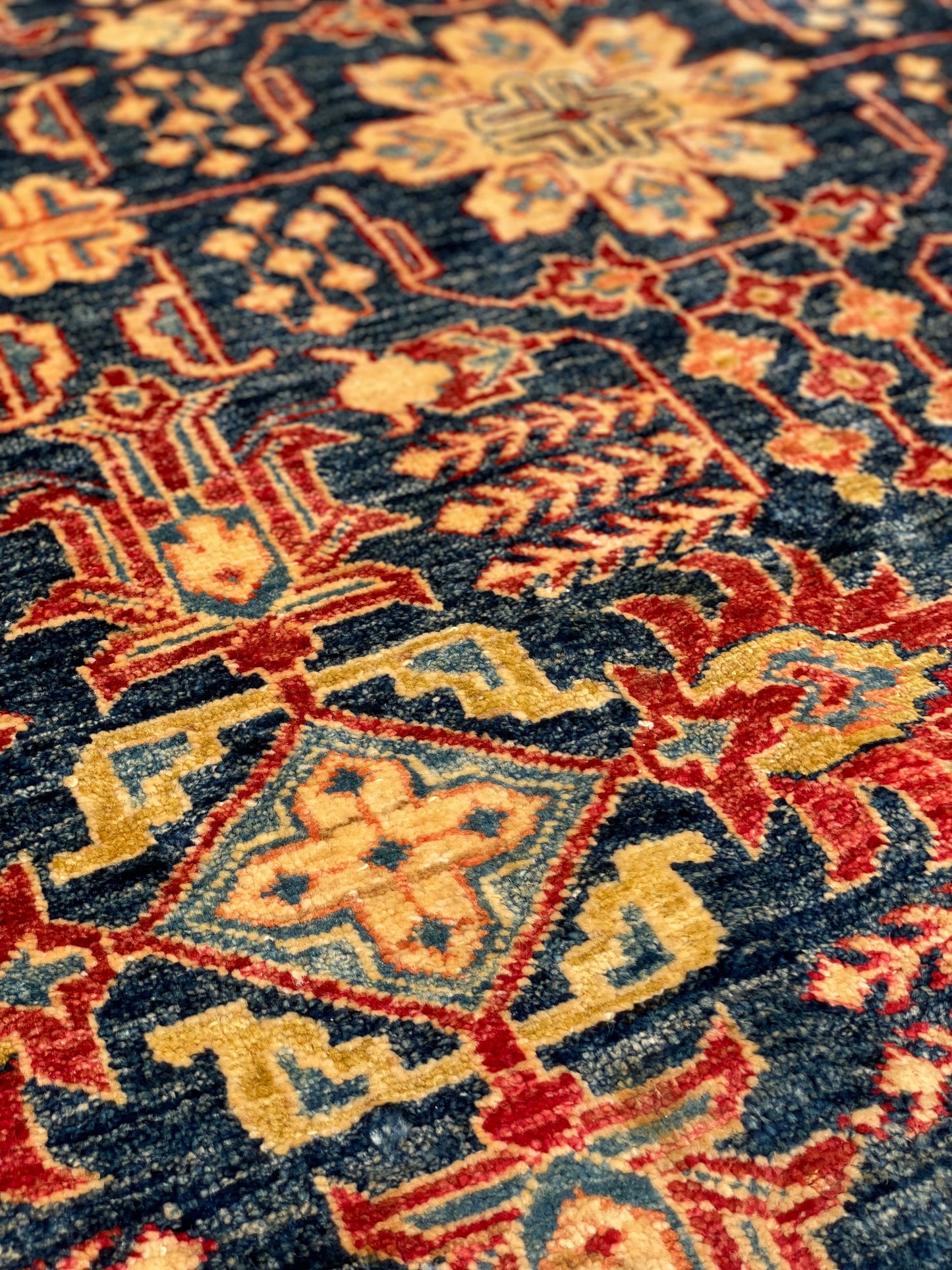 Large Fine Afghan Kazak Carpet