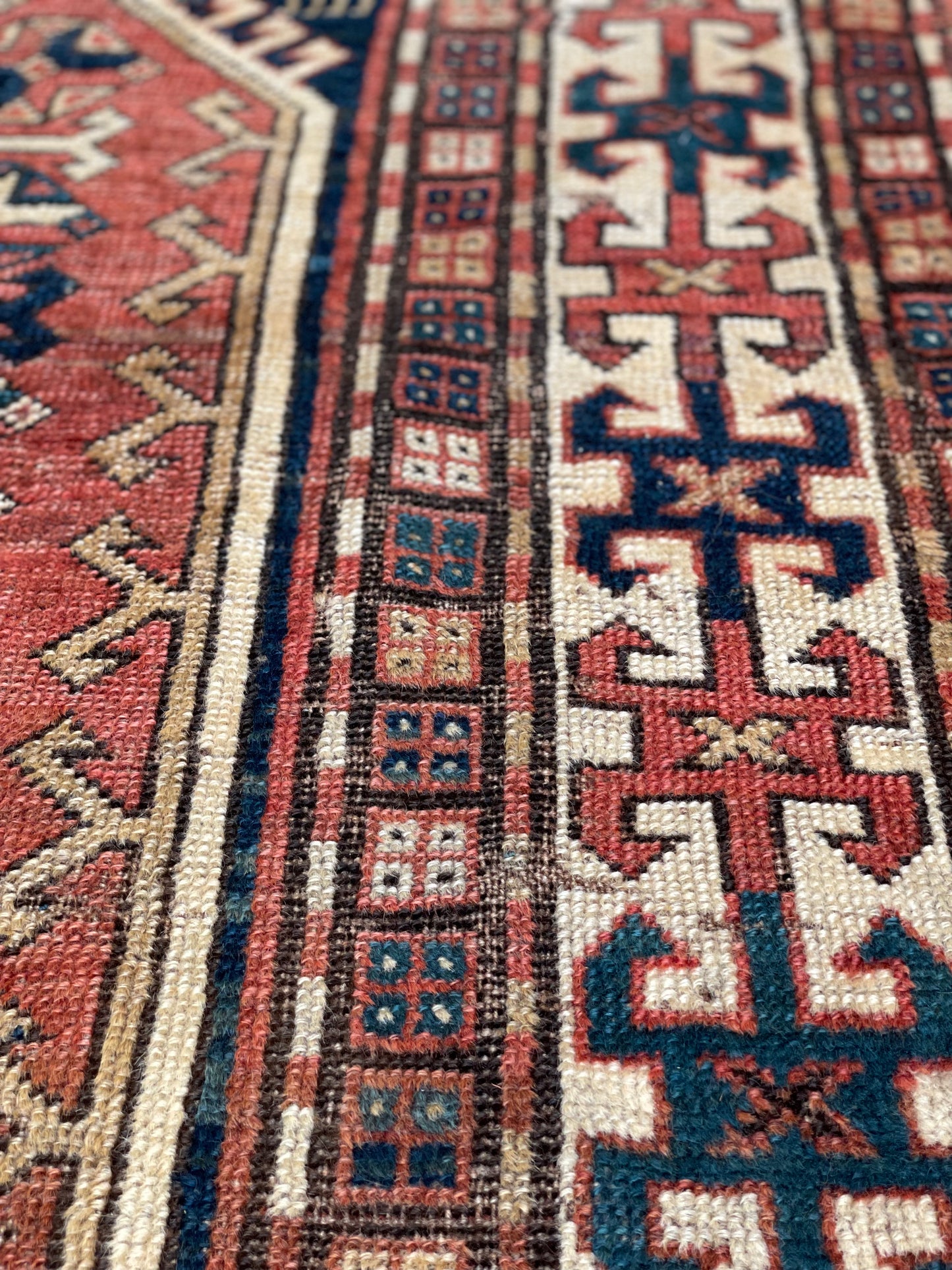 Antique Caucasian Karabagh Rug