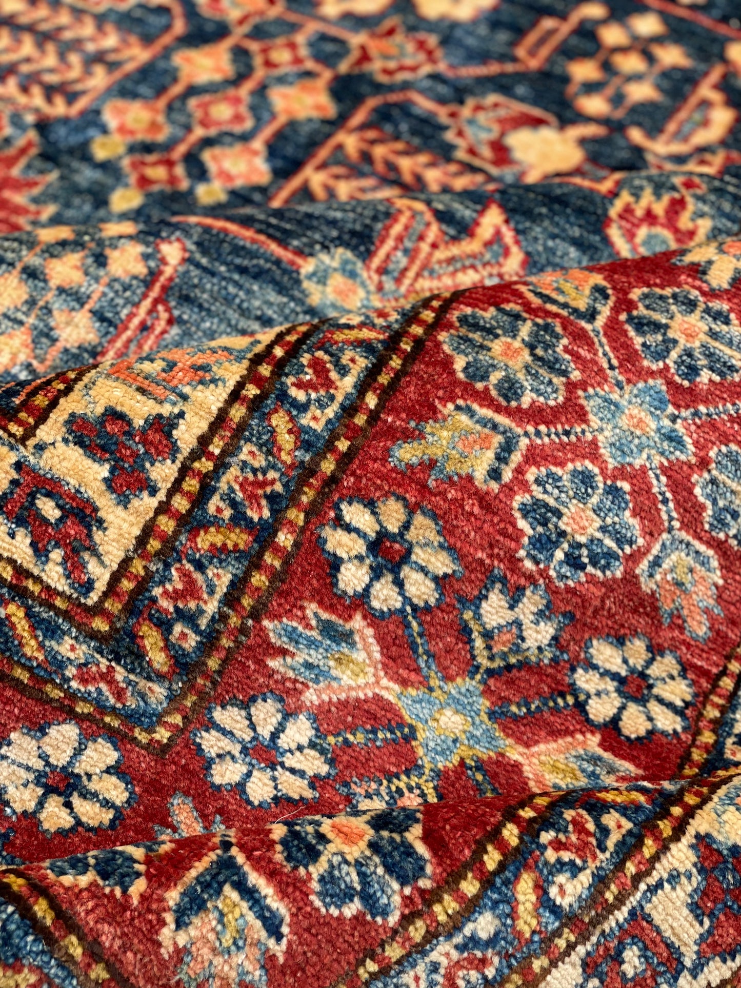 Large Fine Afghan Kazak Carpet