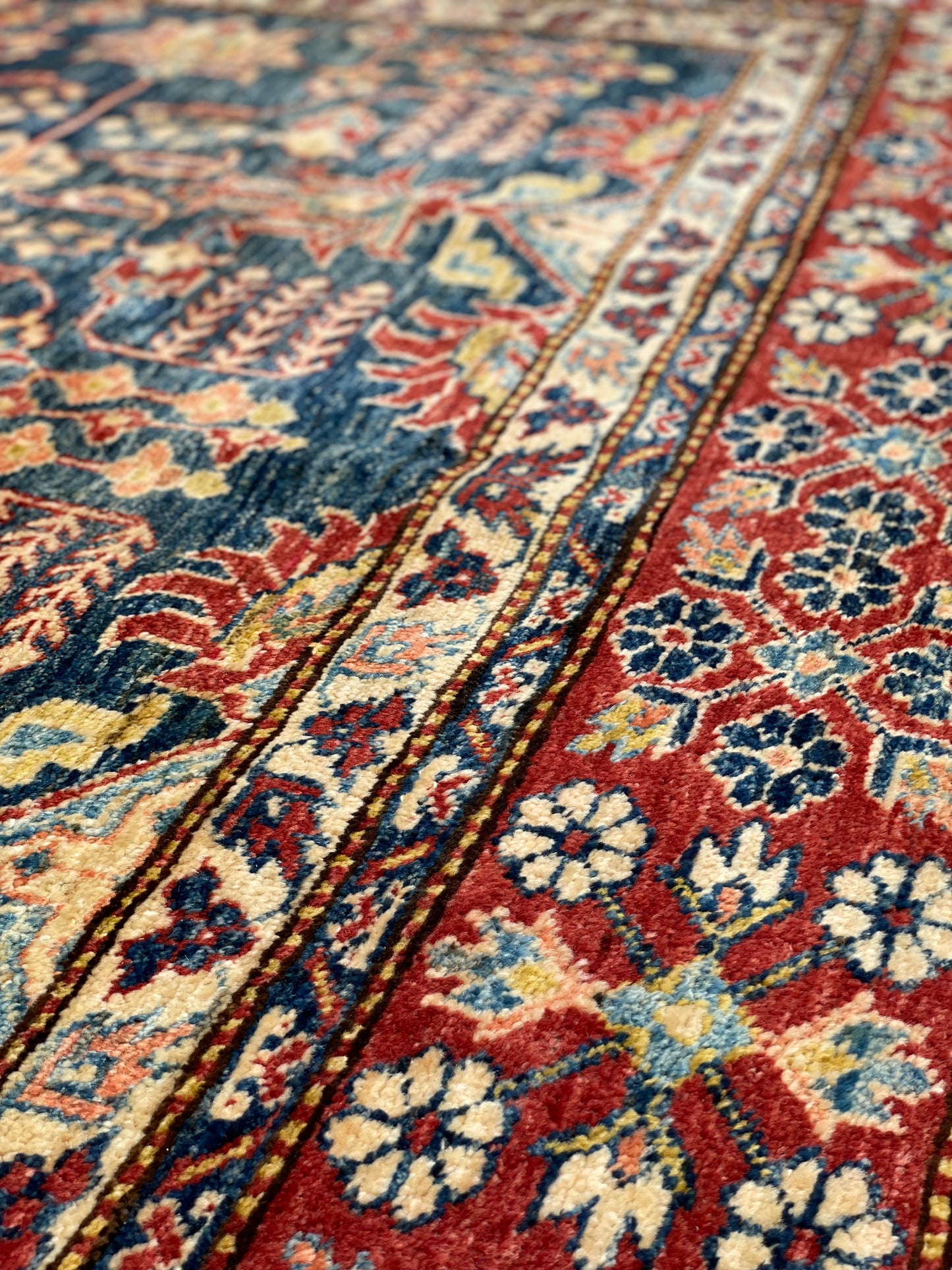 Large Fine Afghan Kazak Carpet