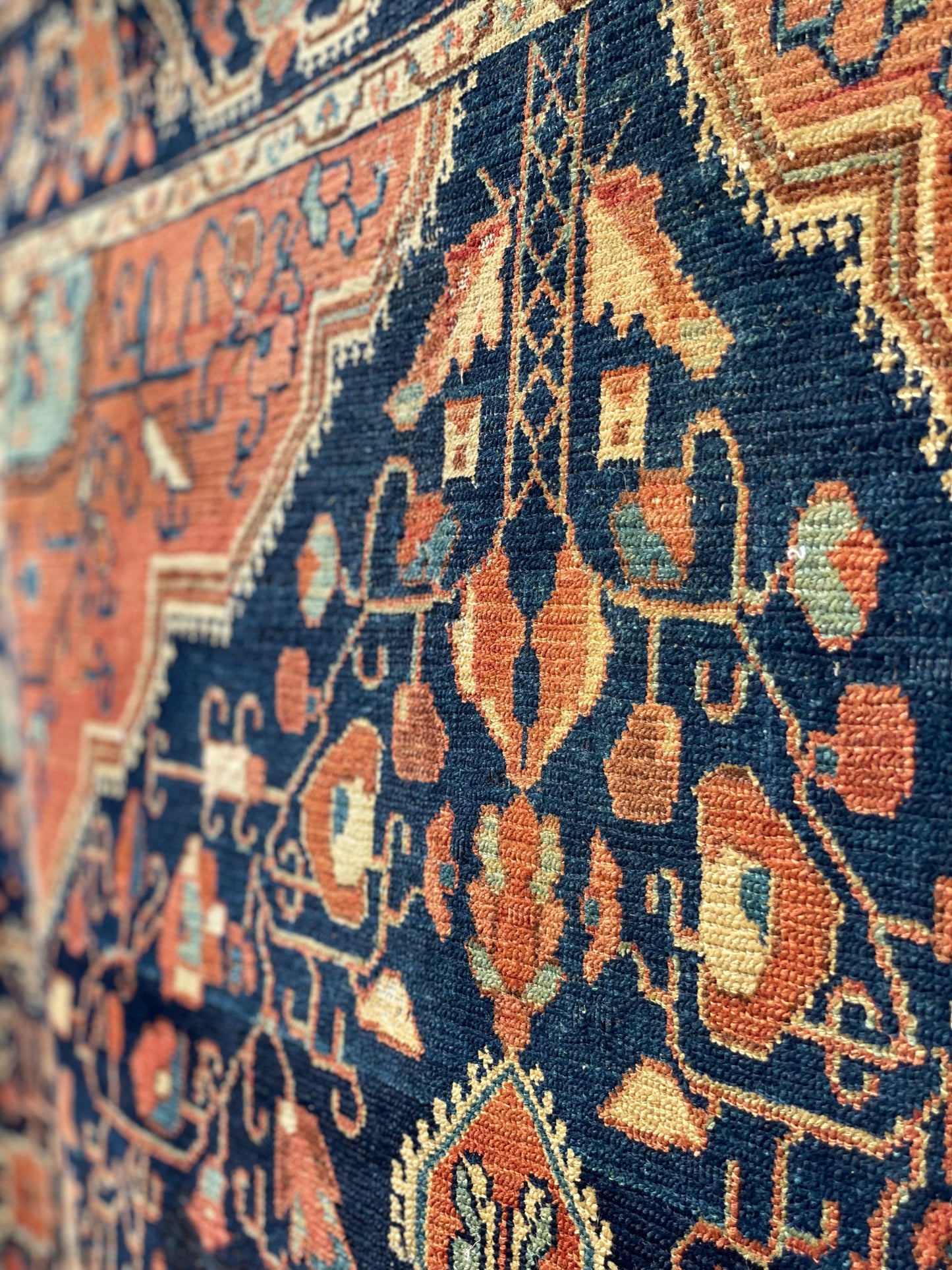 Antique Persian Jozan Rug Circa 1900