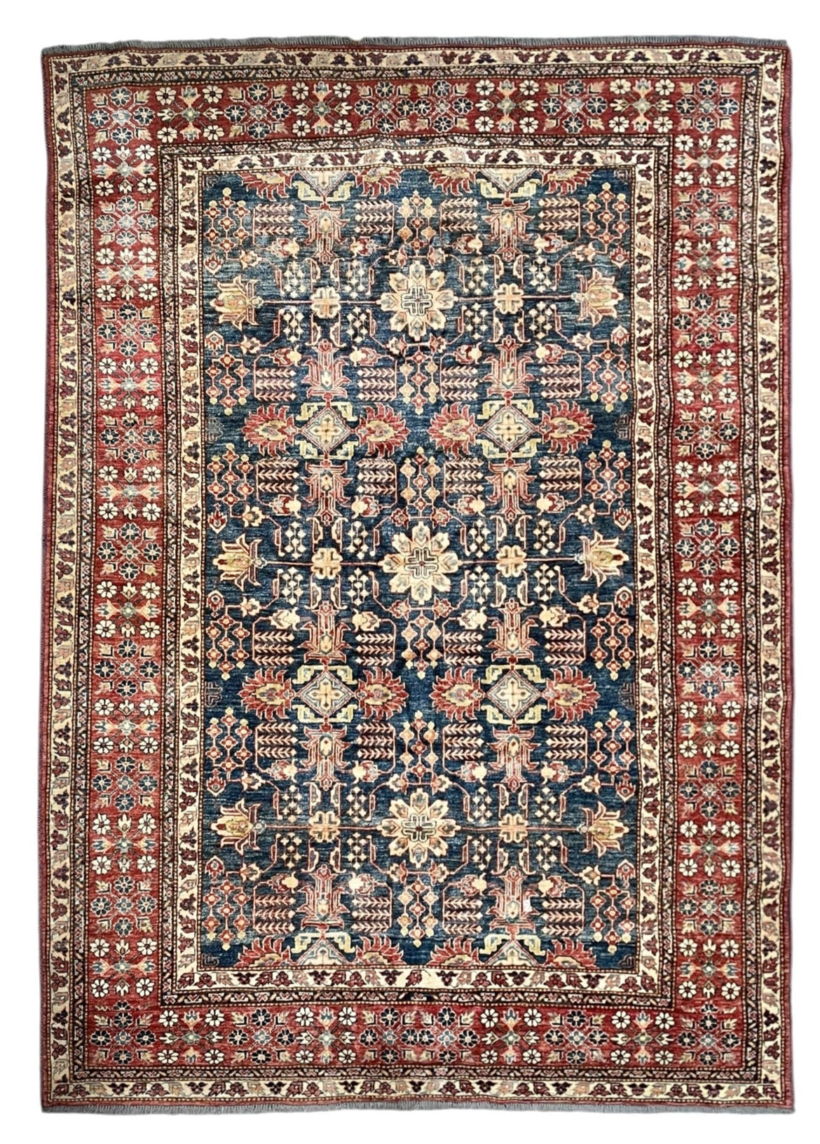 Large Fine Afghan Kazak Carpet