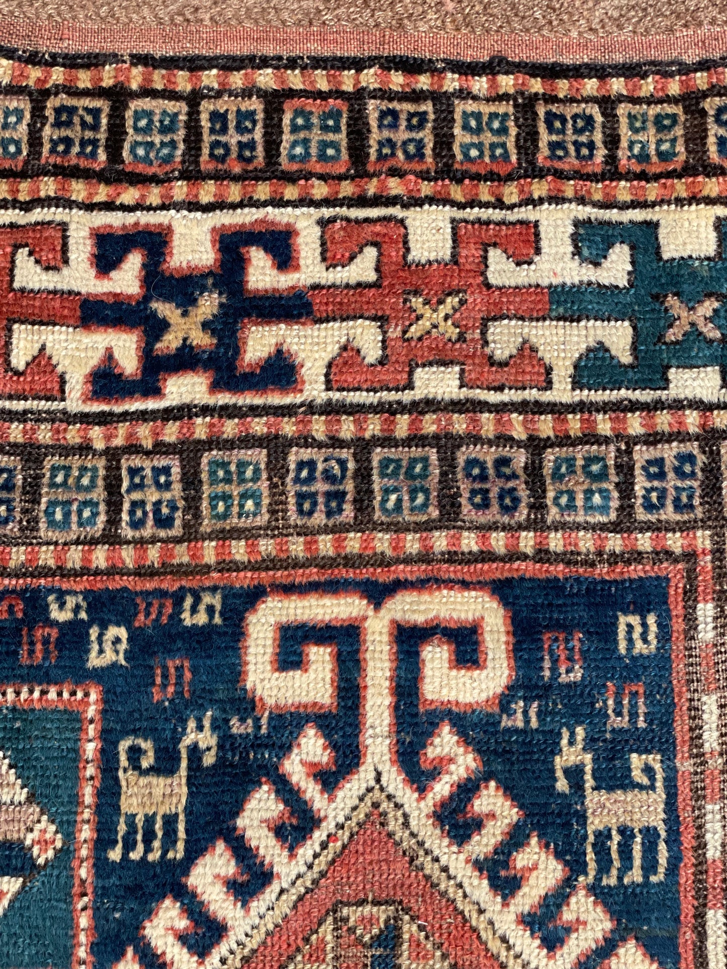 Antique Caucasian Karabagh Rug