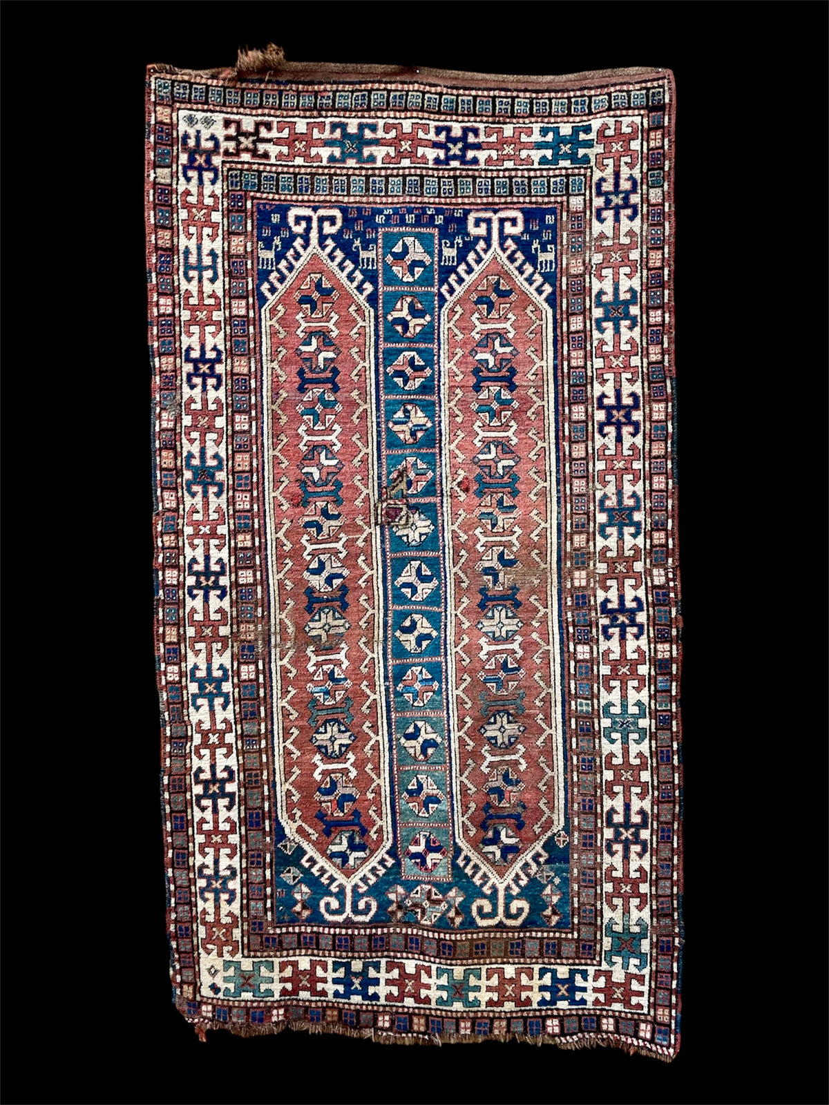 Antique Caucasian Karabagh Rug