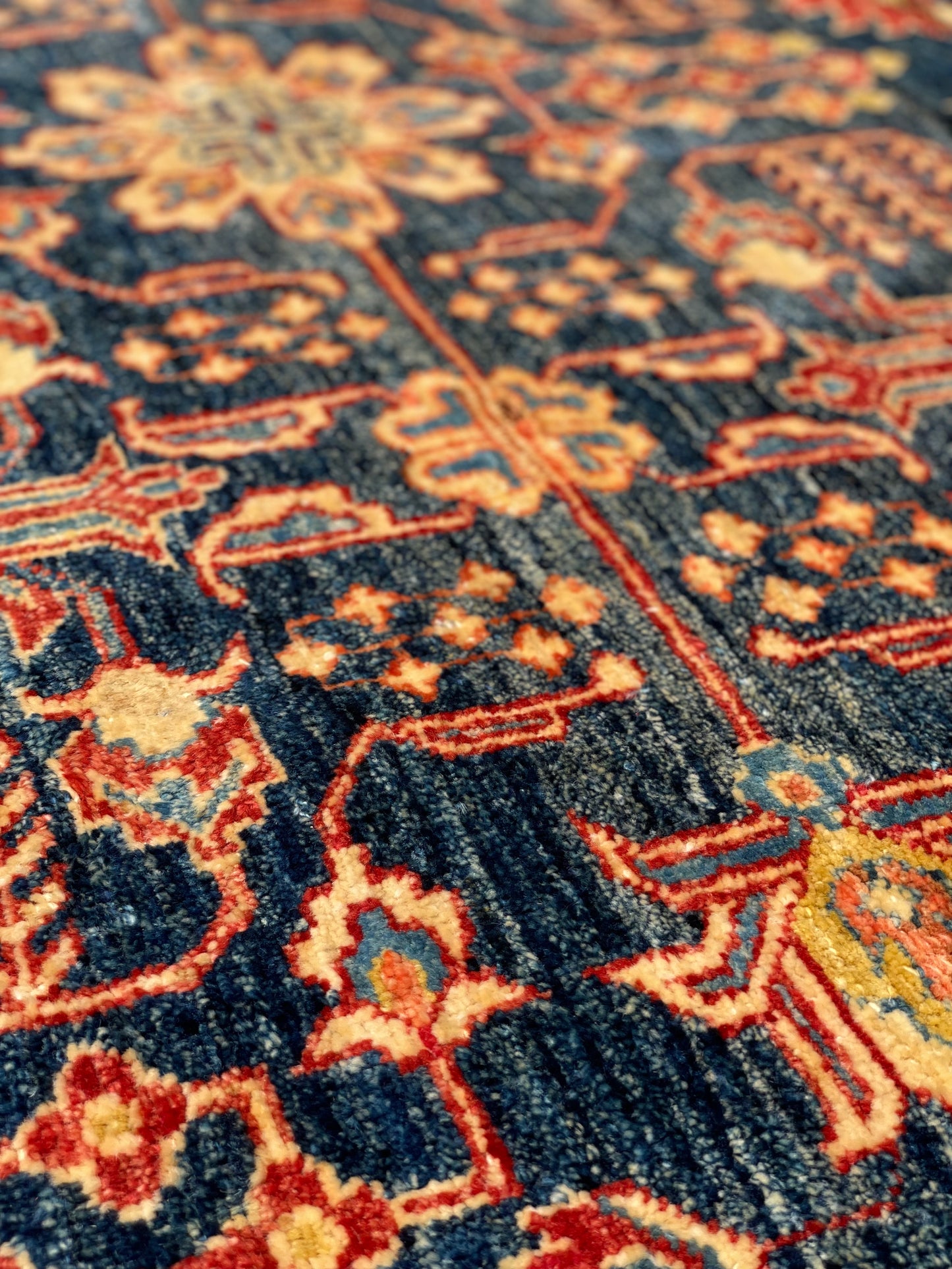 Large Fine Afghan Kazak Carpet