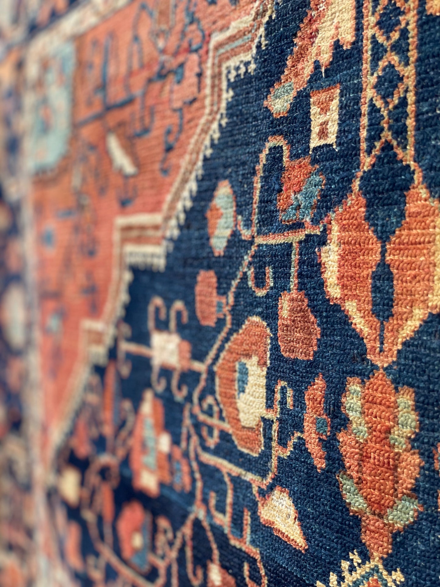 Antique Persian Jozan Rug Circa 1900