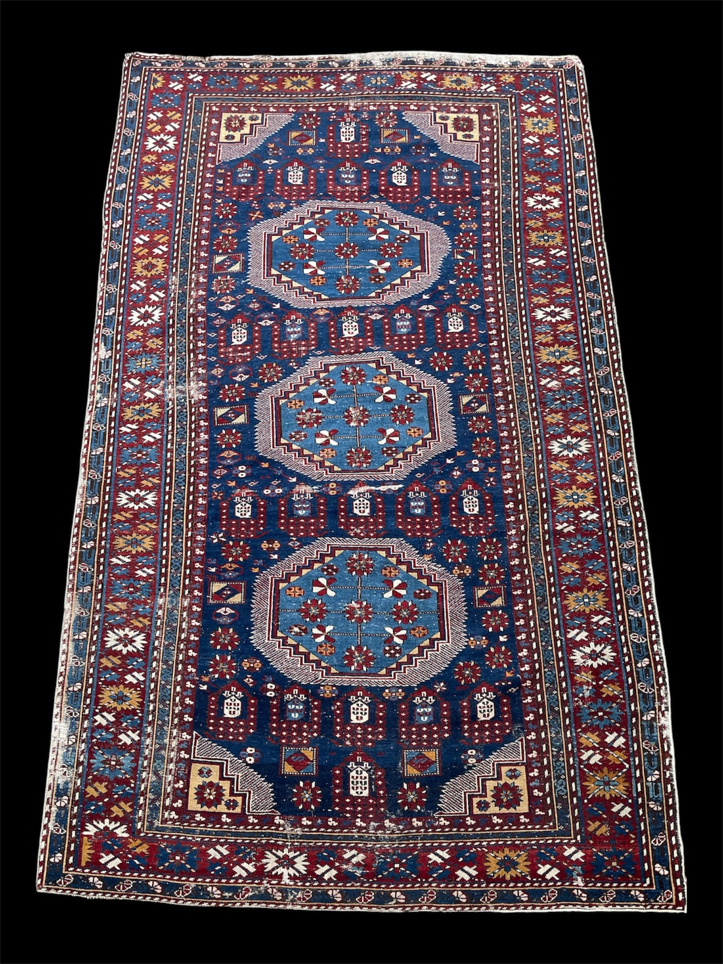 Antique Caucasian Khila - Baku Rug