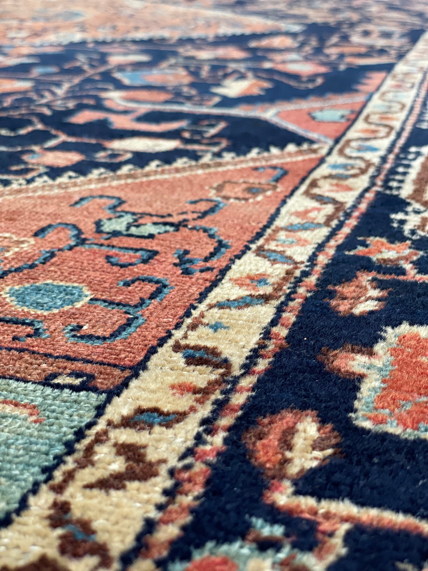 Antique Persian Jozan Rug Circa 1900