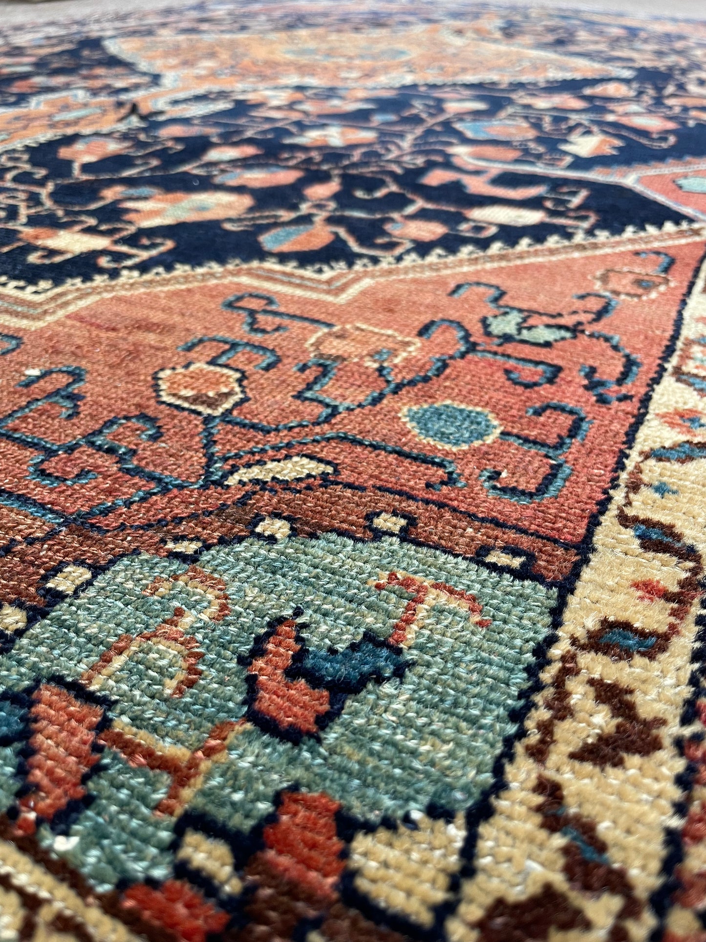 Antique Persian Jozan Rug Circa 1900