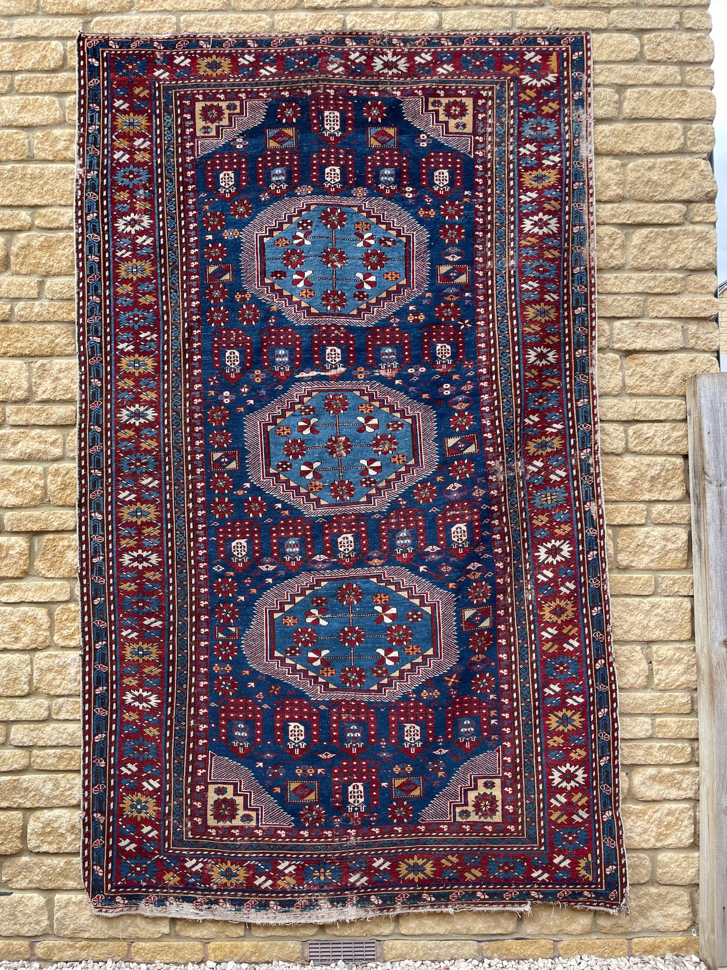 Antique Caucasian Khila - Baku Rug